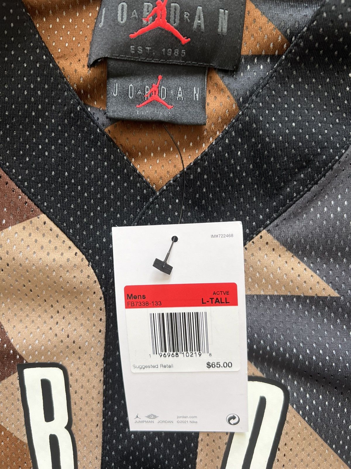 Jordan Brand Nike Jordan Essential Jersey Baseball Style Size US L / EU 52-54 / 3 - 8 Thumbnail