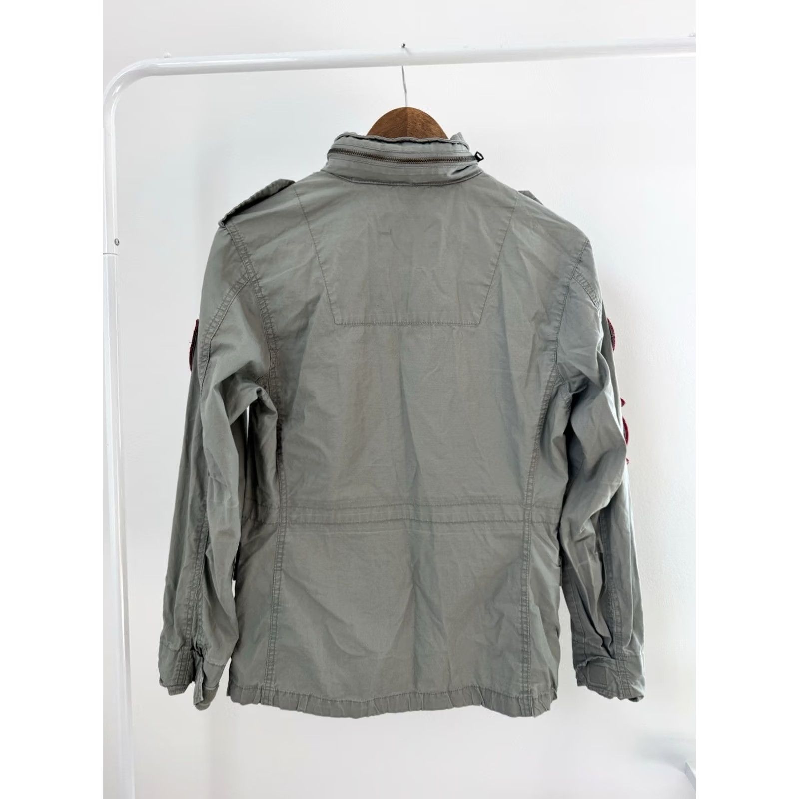 Alpha Industries VINTAGE Alpha Industries Jacket Military 90s Y2K Multi Pocket Cargo Gray S Men Size US S / EU 44-46 / 1 - 6 Thumbnail