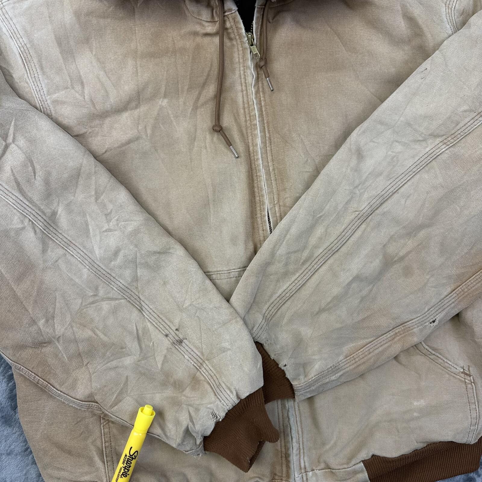 Carhartt Carhartt Style Duck Canvas Hooded Jacket Size US XL / EU 56 / 4 - 9 Thumbnail