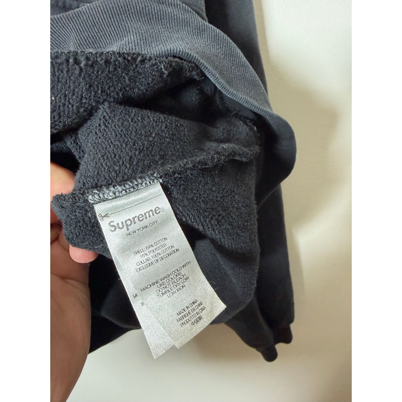 Supreme Supreme denim collar half zip sweatshirt Size US M / EU 48-50 / 2 - 5 Thumbnail