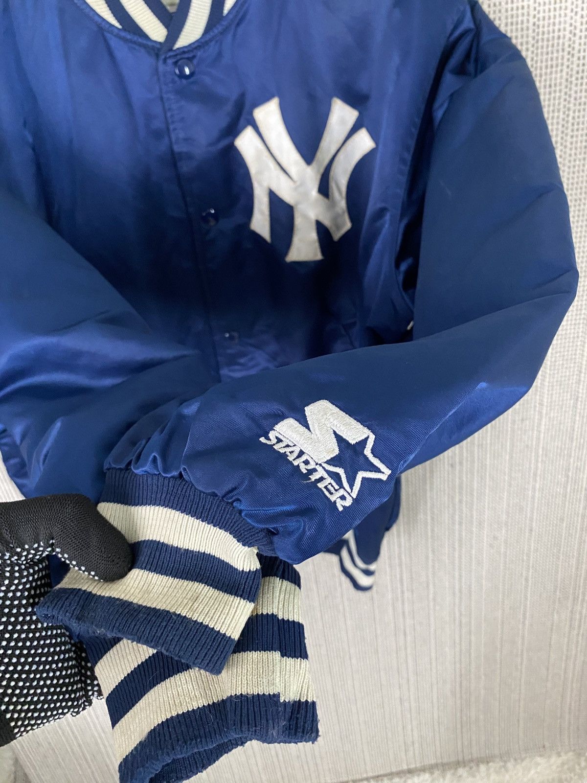 Starter Vintage 80s Diamond collection starter varsity satin jacket Size US M / EU 48-50 / 2 - 11 Thumbnail