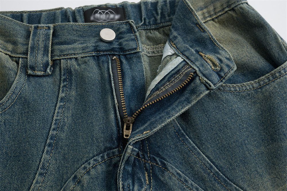 Japanese Brand × Jean Men's trendy loose washed gradient jeans y2k Size US 32 / EU 48 - 5 Thumbnail