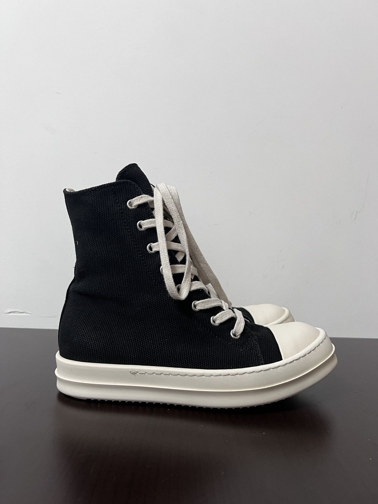 Rick Owens Drkshdw Rick owens ramones high top sneakers sz 36 Size US 6 / IT 36 - 5 Thumbnail