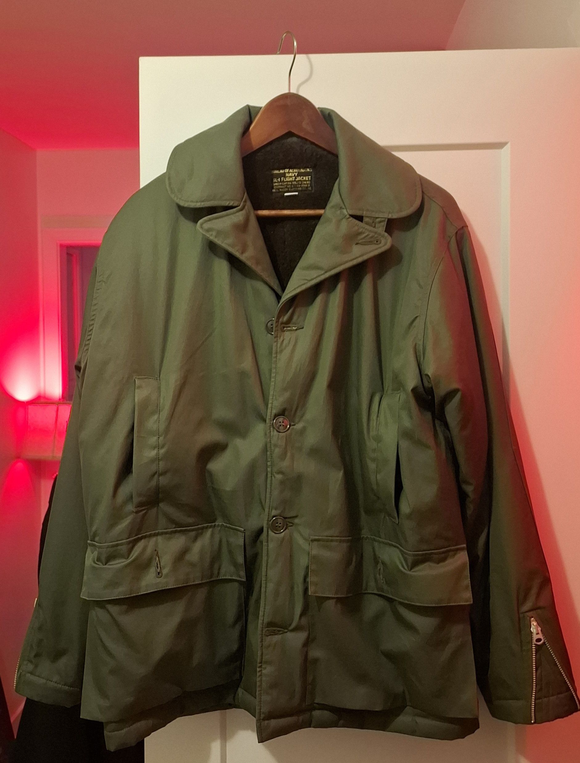 The Real McCoy's USN AL-1 FLIGHT JACKET Size US M / EU 48-50 / 2 - 1 Thumbnail