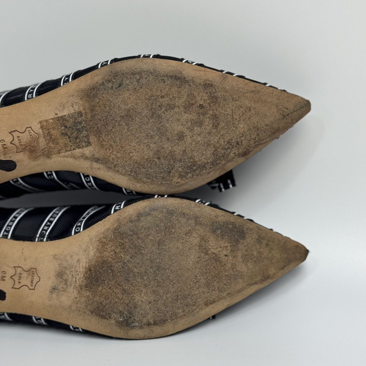 Tory Burch Tory Burch Penelope 20mm Mesh Flats Pointed Toe Logo🖤 Size US 6 / IT 36 - 18 Thumbnail
