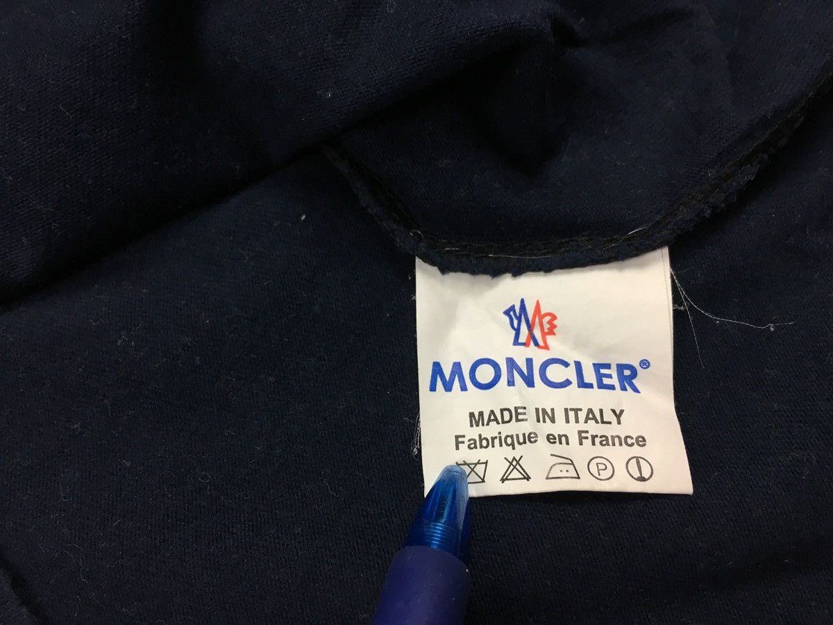 Moncler Moncler Italy Big Anchor Nova Logo Big Printed Tee T-shirt Size US S / EU 44-46 / 1 - 6 Thumbnail