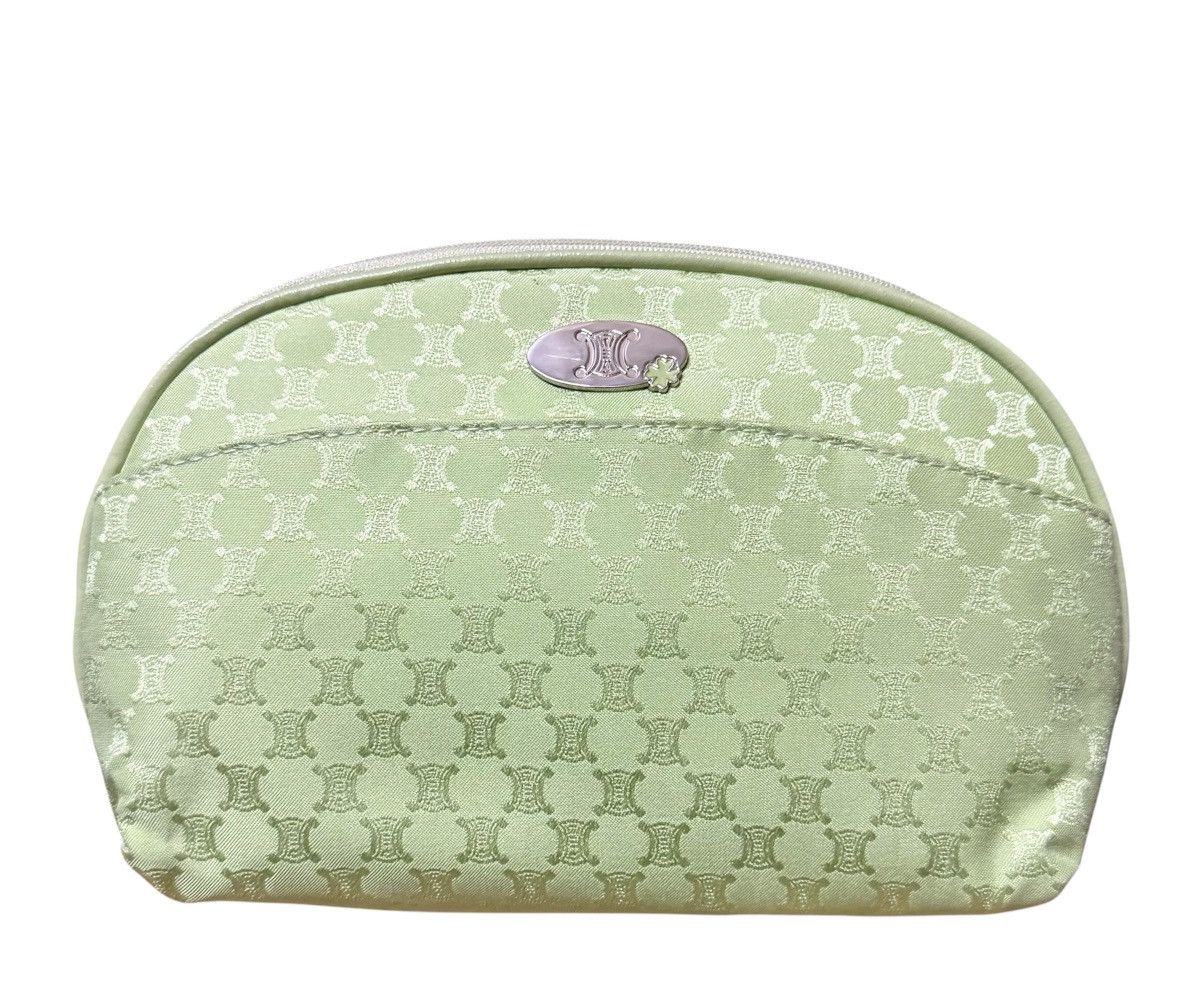 Celine Celine Macadam Vanity Pouch Wallet Light Green Vintage Size ONE SIZE - 1 Thumbnail