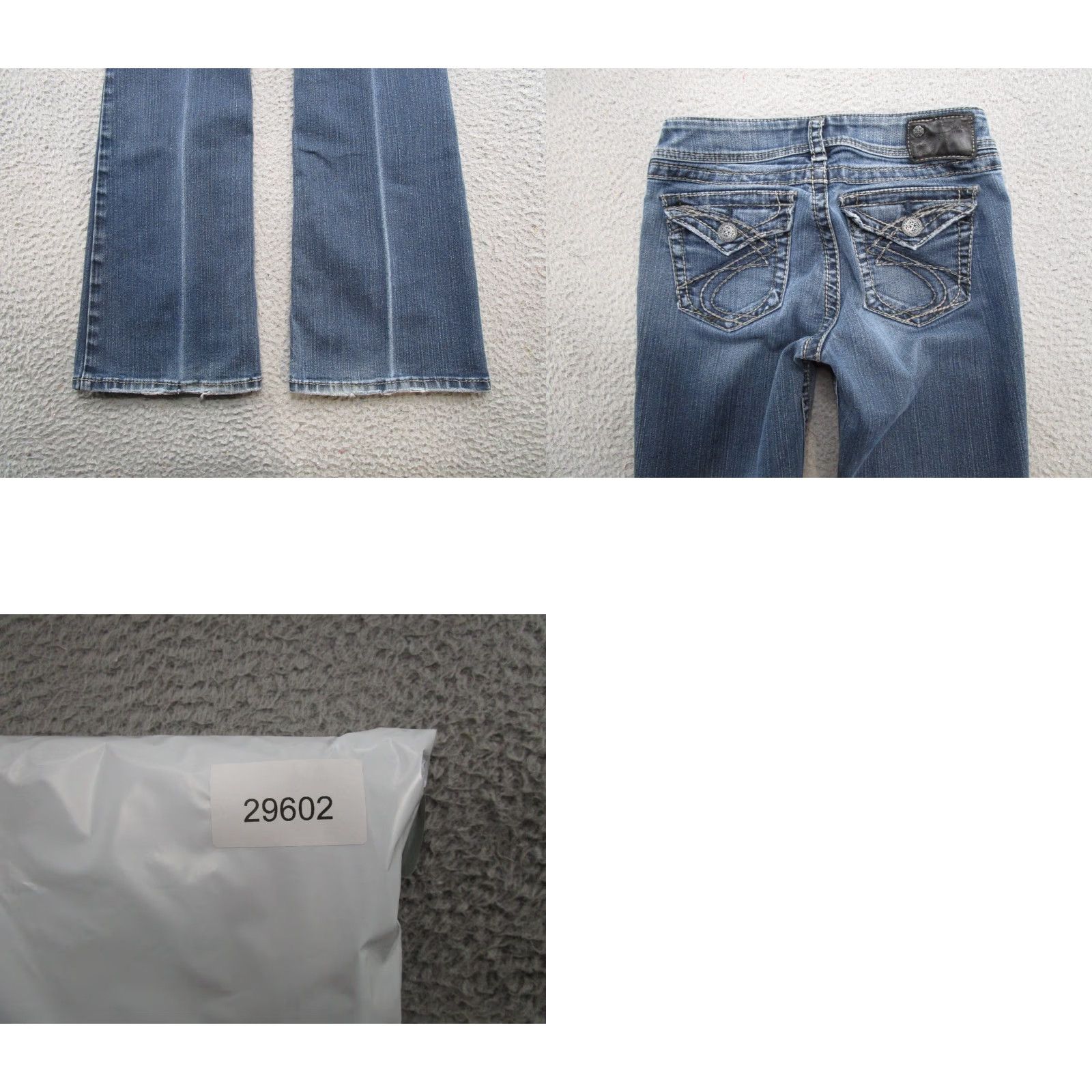 Silver Jeans Co. Vtg Silver Jeans Suki Surplus Bootcut Denim Jeans Women 28x32 Blue Pocketed Size 28" / US 6 / IT 42 - 9 Thumbnail