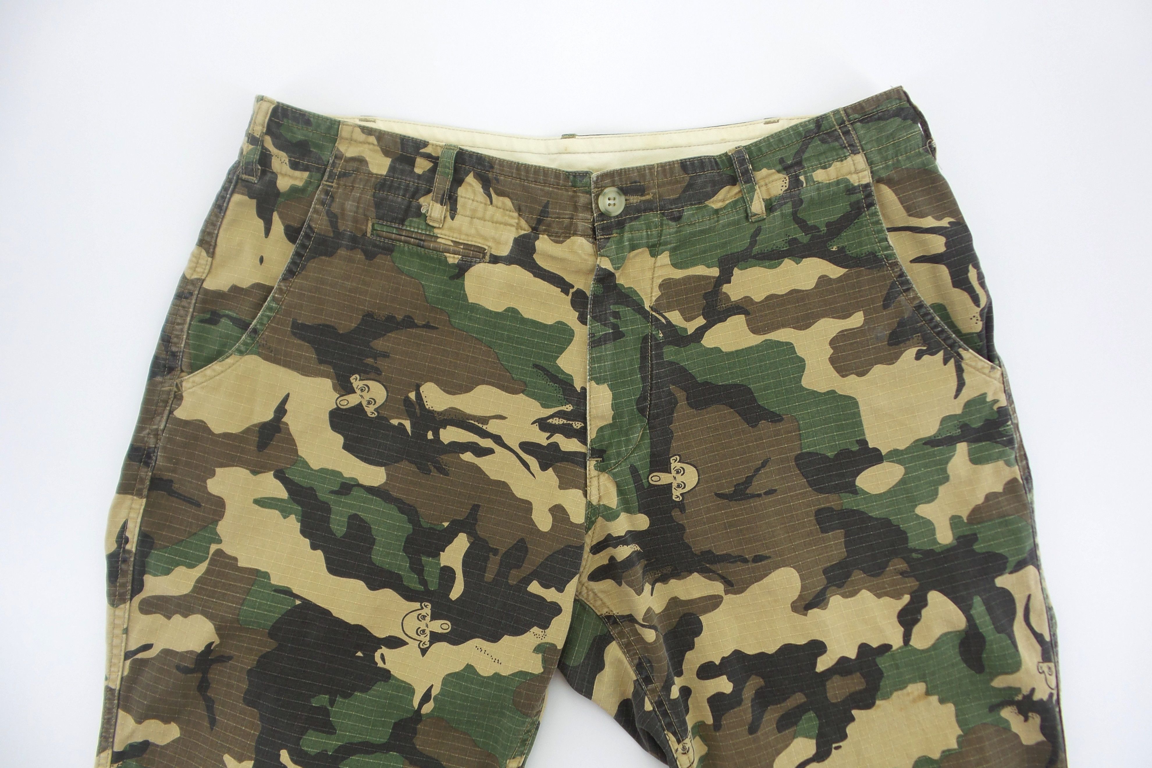 Hypebeast Eric Elms × Kilroy Camouflage Pants W35xL36 Size US 35 - 2 Thumbnail