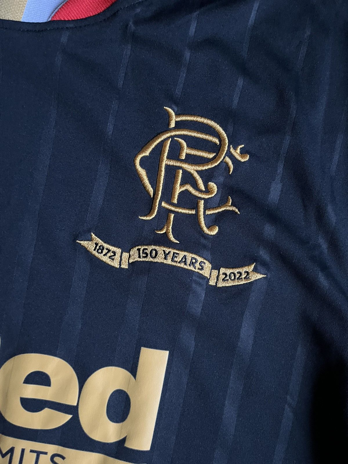 Vintage Rangers Glasgow Away 150 Years Anniversary 2021-2022 Jersey Size US XL / EU 56 / 4 - 3 Thumbnail