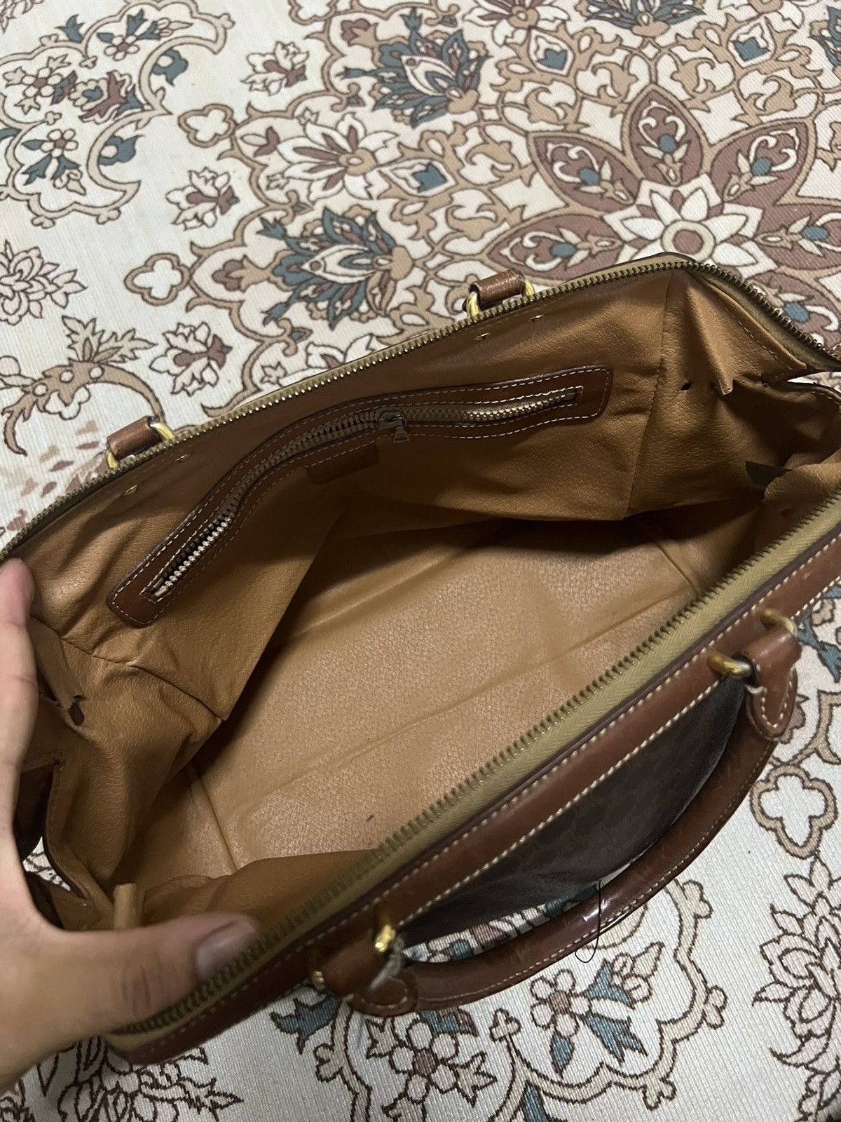 Celine × Vintage Vintage Celine Monogram Paris Handbag Size ONE SIZE - 15 Thumbnail