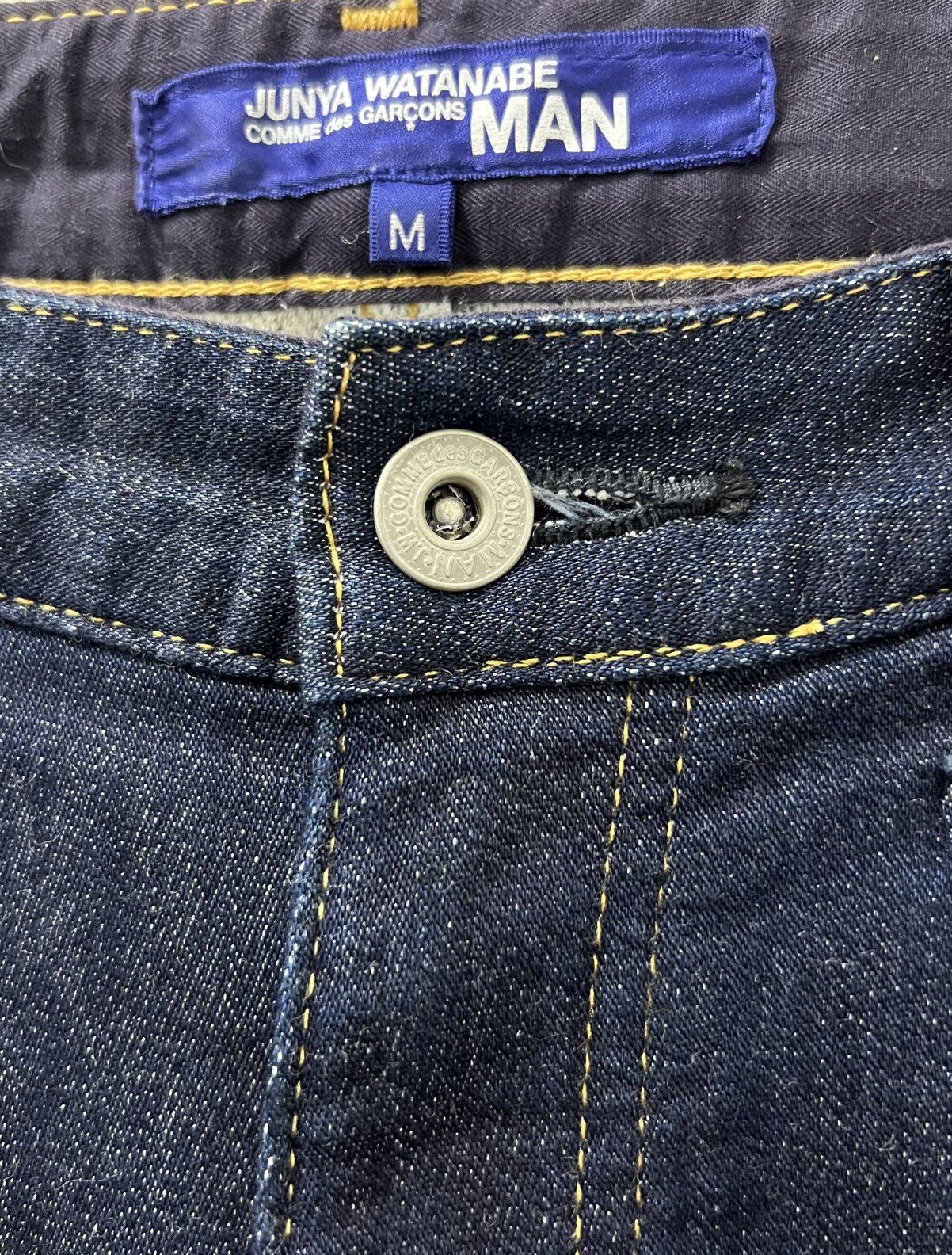 Junya Watanabe JW - CDG Man - F/W18 Reflector Side Tape Jeans Size US 32 / EU 48 - 9 Thumbnail