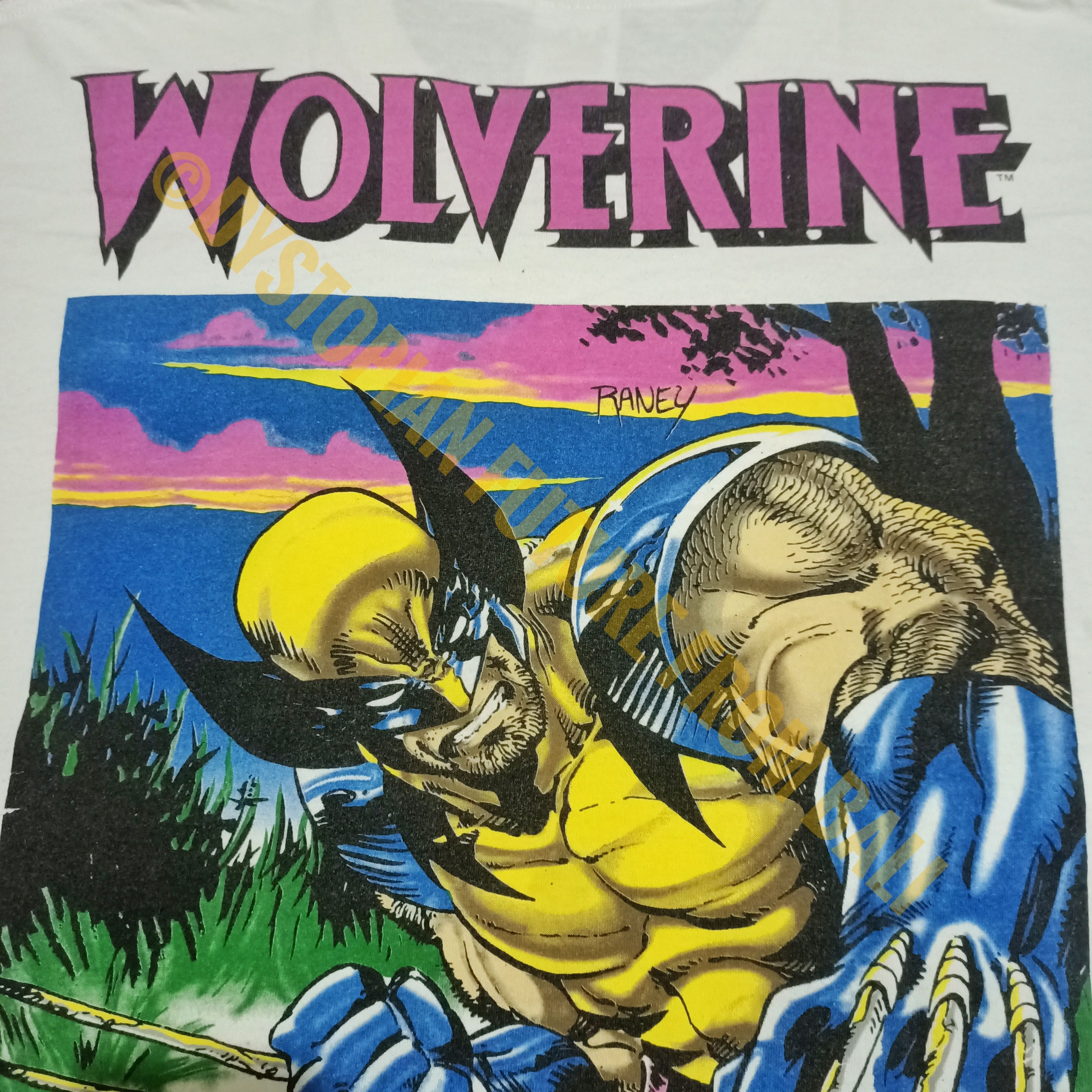Wolverine Vtg 94 Marvel Comics X-Men Wolverine Franklin Crunch n Munch Size US XL / EU 56 / 4 - 4 Thumbnail