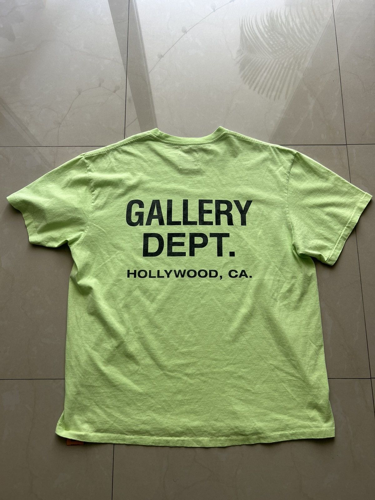 Gallery Dept. Gallery dept lime souvenir tee Size US XL / EU 56 / 4 - 5 Thumbnail