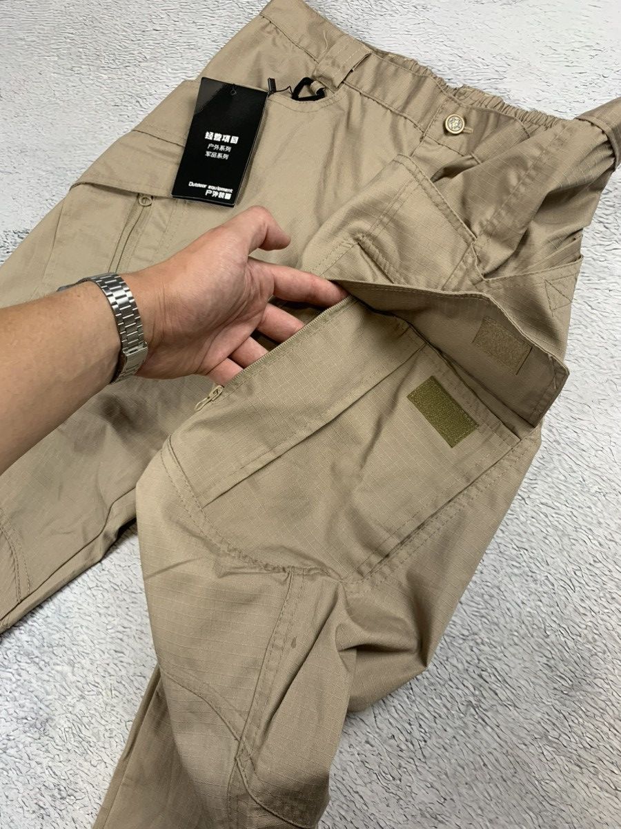 Japanese Brand × Vintage Vintage Cargo Pants multi pocket parachute Japan Size US 36 / EU 52 - 3 Thumbnail