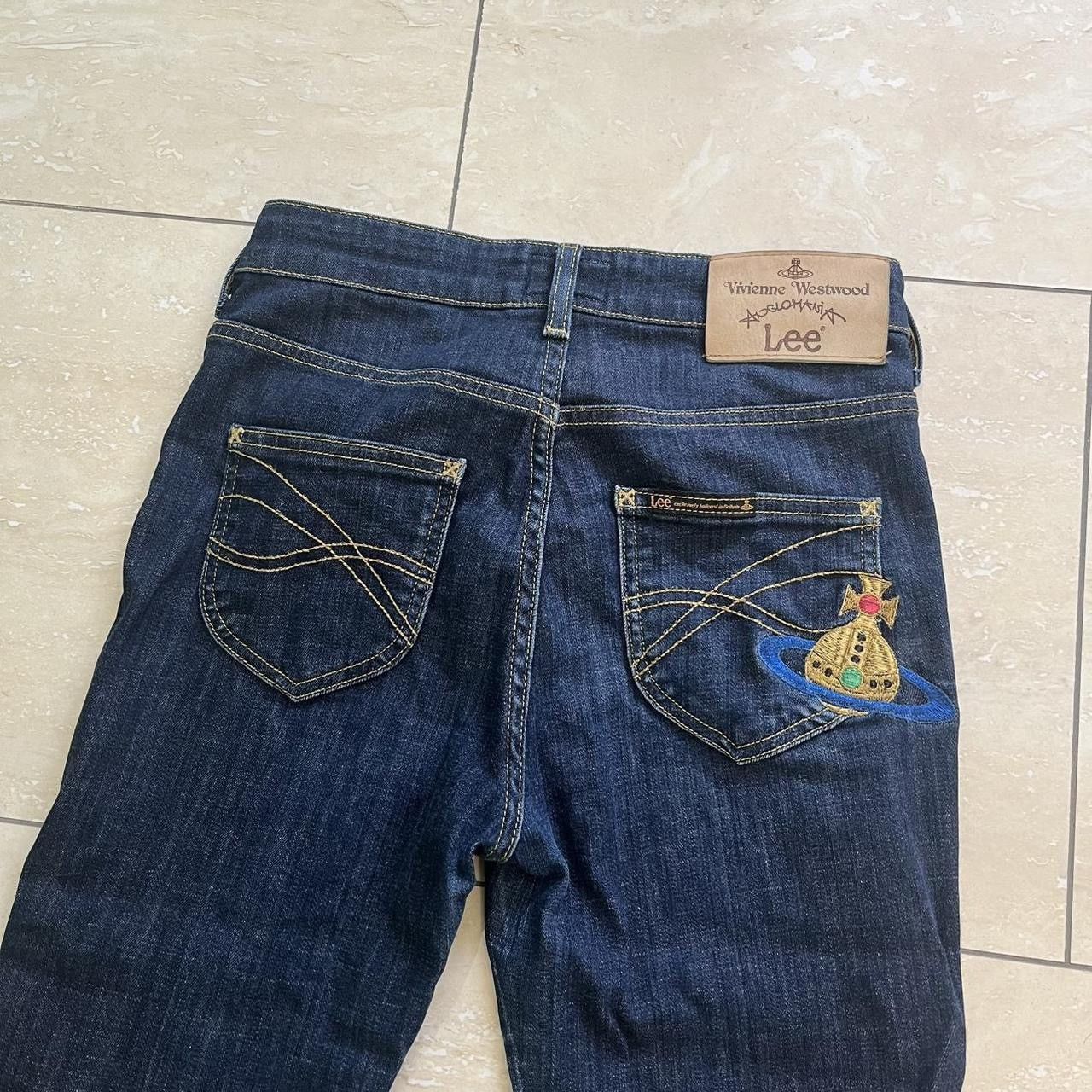 Lee × Vivienne Westwood Vivienne Westwood x Lee Navy Denim Jeans Size 28" / US 6 / IT 42 - 1 Thumbnail