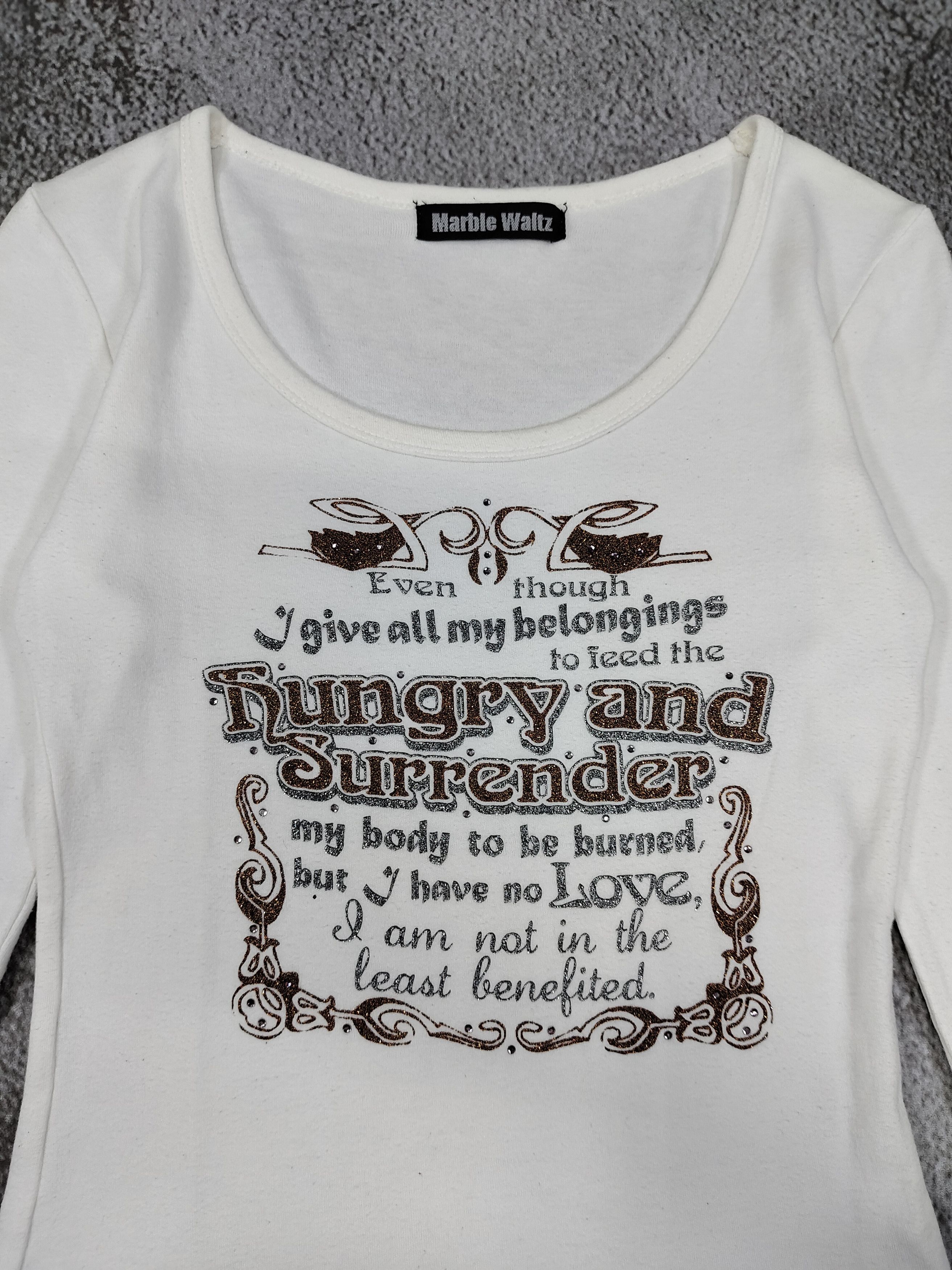 Seditionaries 00s Marble Waltz🇯🇵 Gothic Typography Glitter Rhinestone Size M / US 6-8 / IT 42-44 - 4 Thumbnail