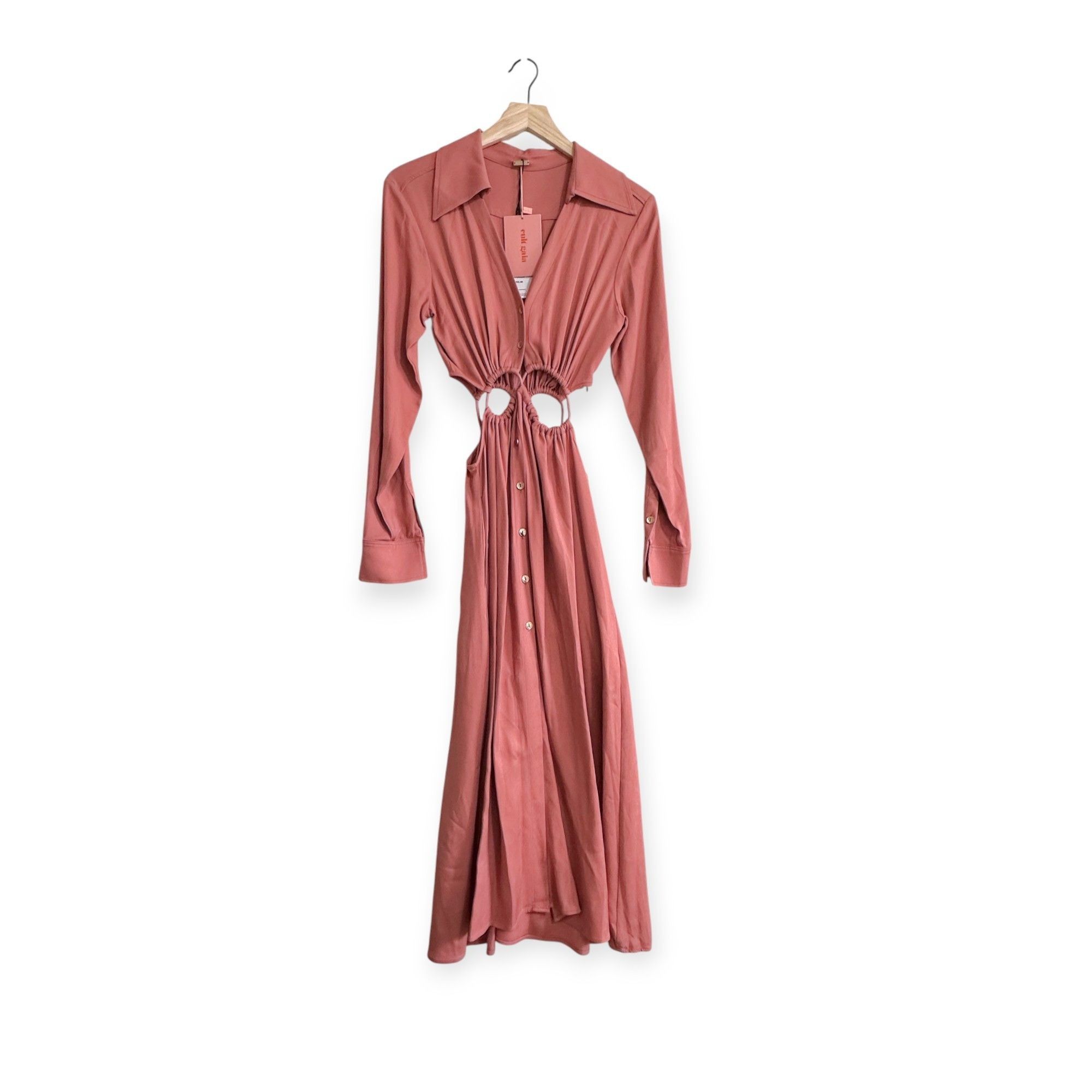 Cult Gaia Cult Gaia Lou button down, cut out dress, Color: Jaipur, Si Size S / US 4 / IT 40 - 1 Thumbnail