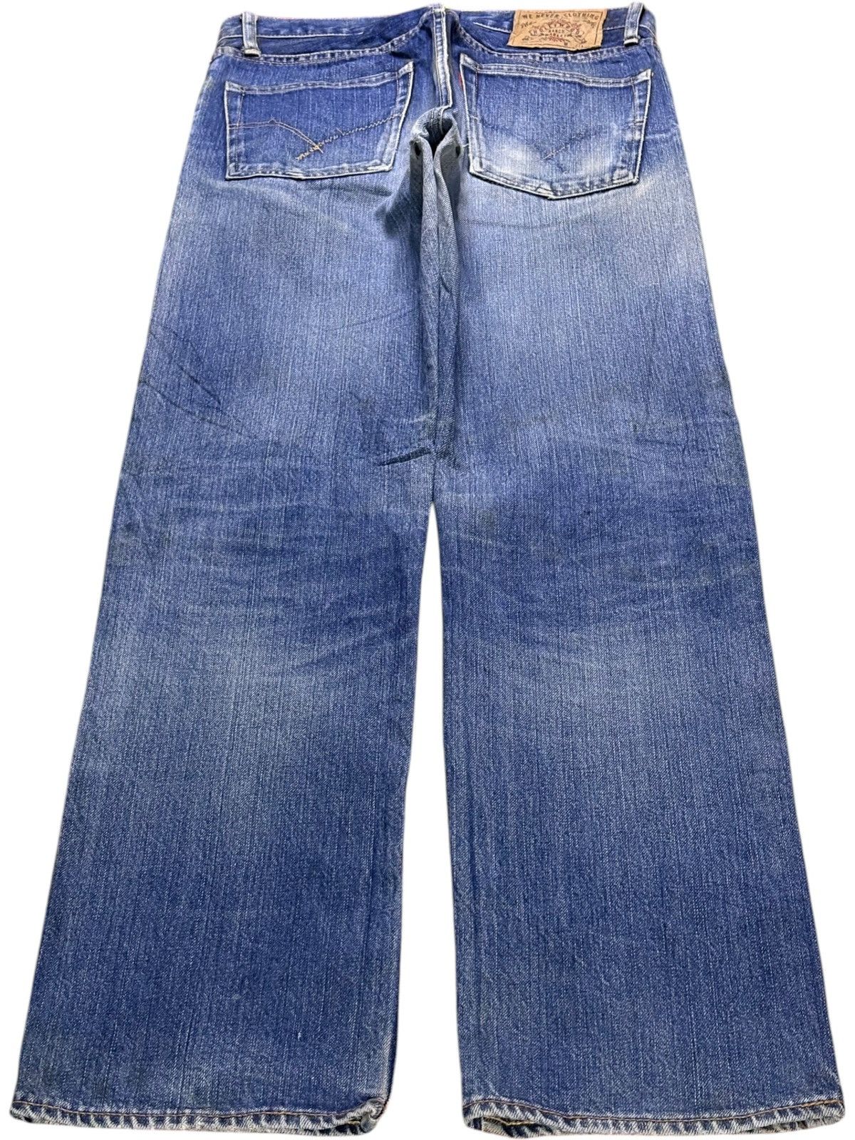 HOLLYWOOD RANCH MARKET × Japanese Brand Vintage HR Market Button Fly Mud Wash Jeans Size US 30 / EU 46 - 2 Thumbnail