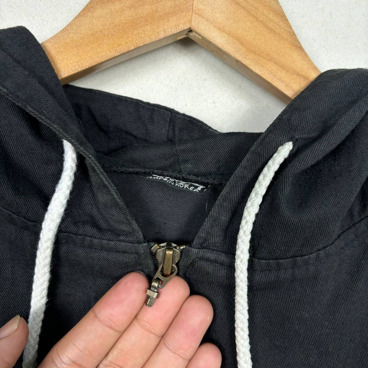 Stussy Vtg 90s Stussy Vibrations Tribe Irie Zip Hoodie Black L Size US L / EU 52-54 / 3 - 10 Thumbnail