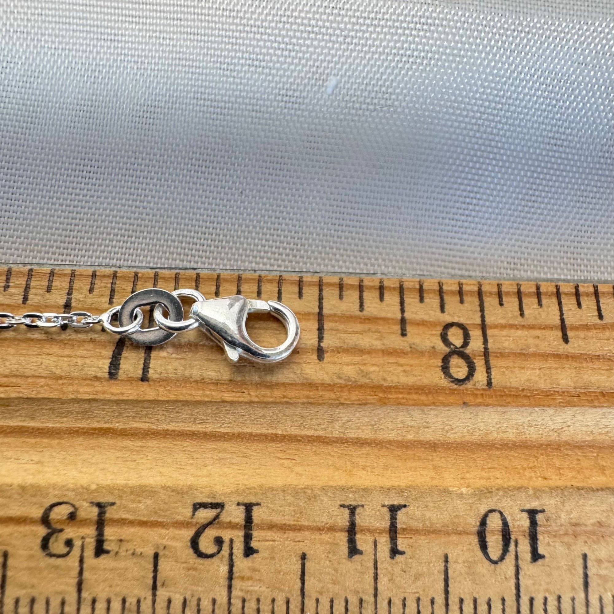 Other VTG Sterling Silver 925 Double Interlocking Heart Link Brace Size ONE SIZE - 7 Thumbnail