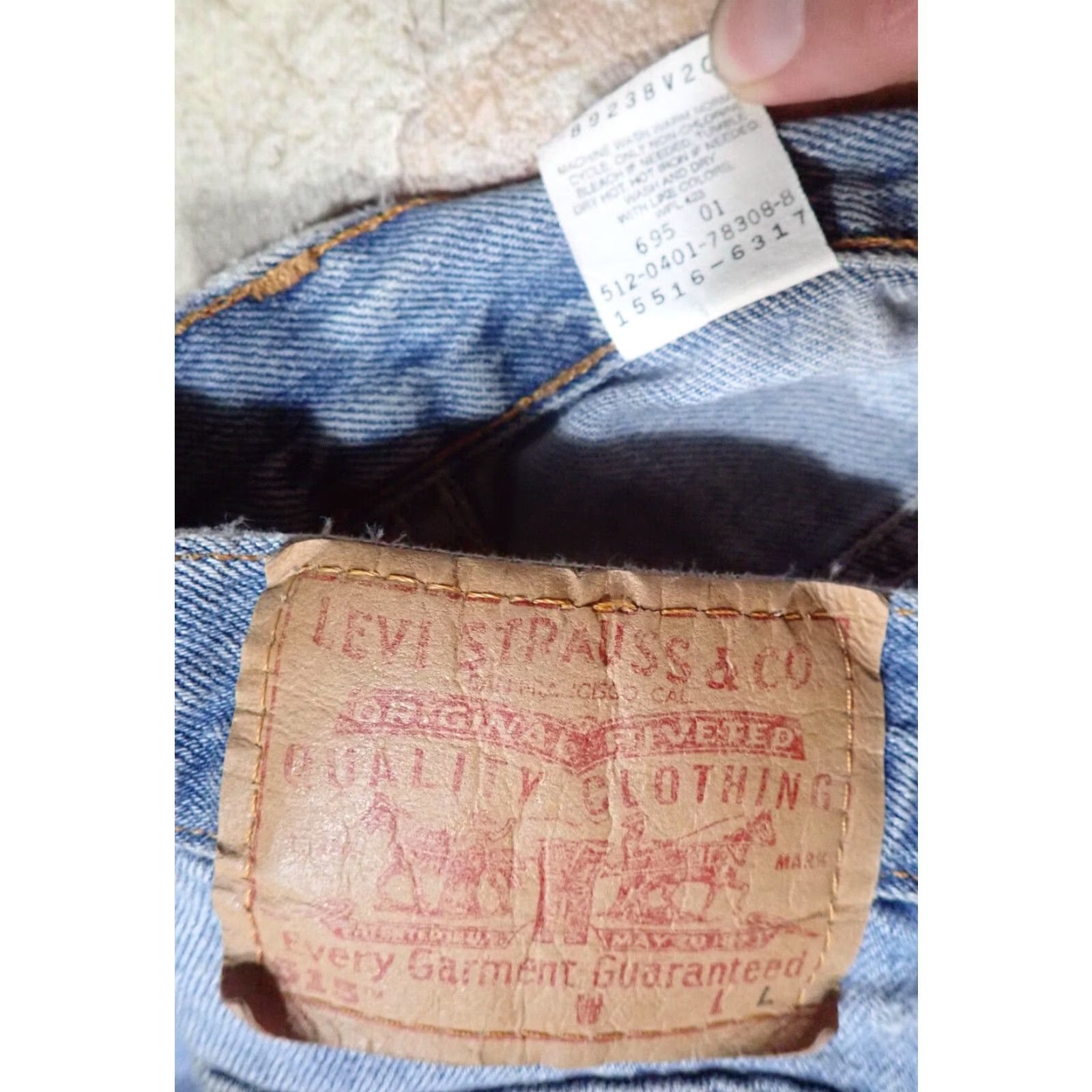 Levi's VINTAGE Levi's 515 Women's Low Rise Bootcut Jeans Blue Denim Size 12 L Size 34" / US 12 / IT 48 - 4 Thumbnail