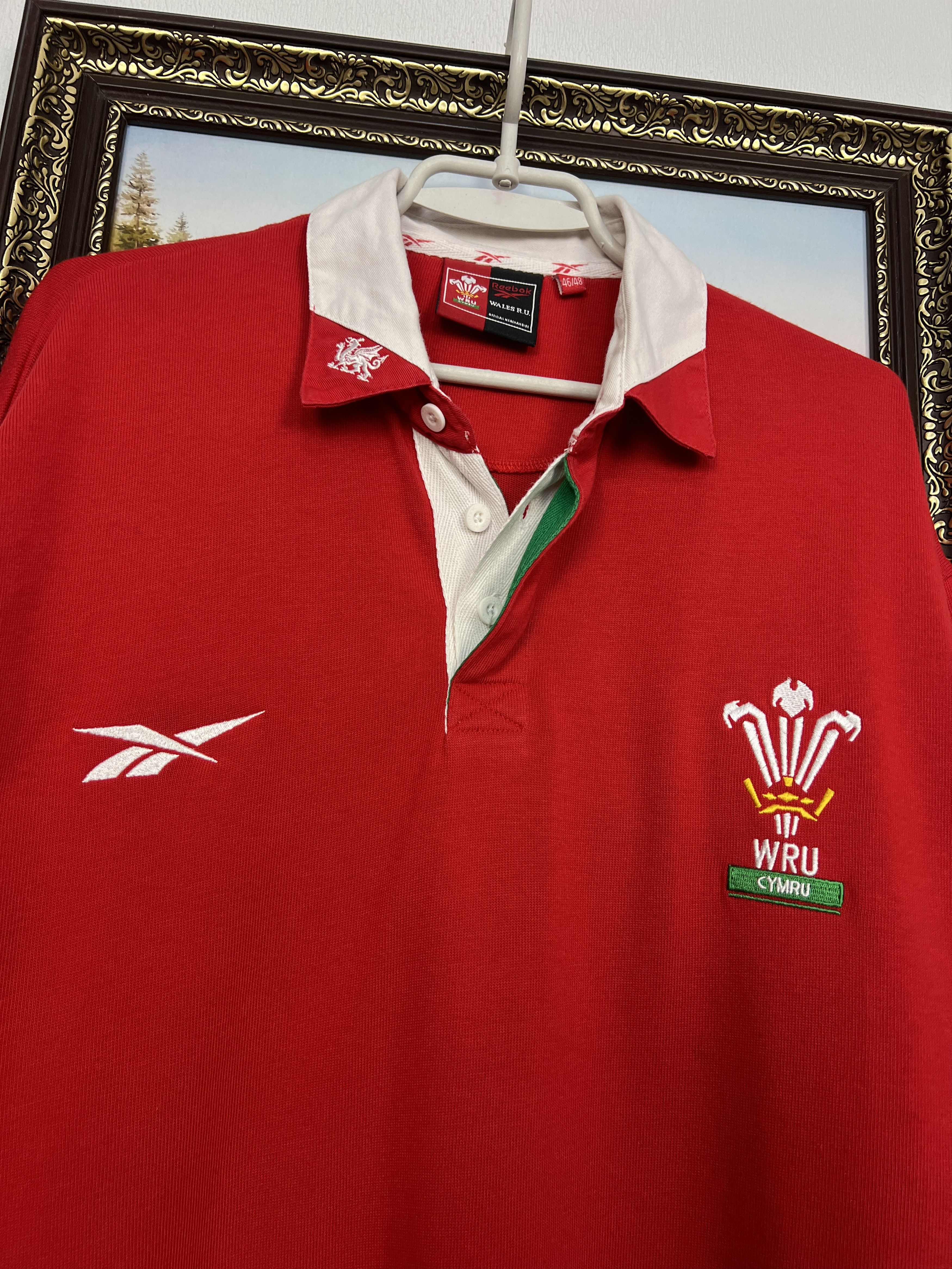Reebok Vintage 90's Wales Rugby Union Jersey Long Sleeve Shirt Size US XXL / EU 58 / 5 - 3 Thumbnail