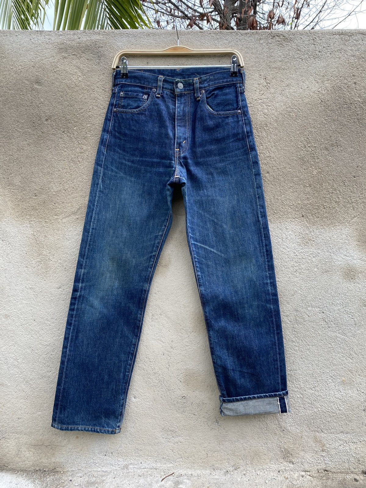Levi's × Levi's Vintage Clothing × Vintage W28x30.5 vintage levi's 502 redline big E made in USA Size US 28 / EU 44 - 1 Thumbnail