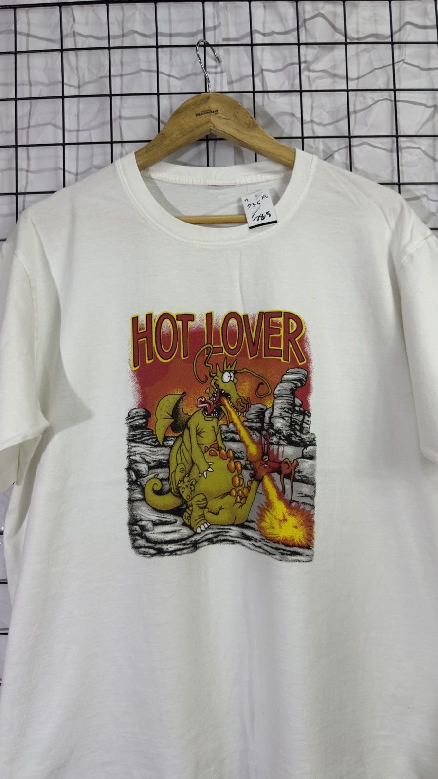 Vintage Vintage 90's hot lover sex humor graphic tee shirt Size US XL / EU 56 / 4 - 4 Thumbnail