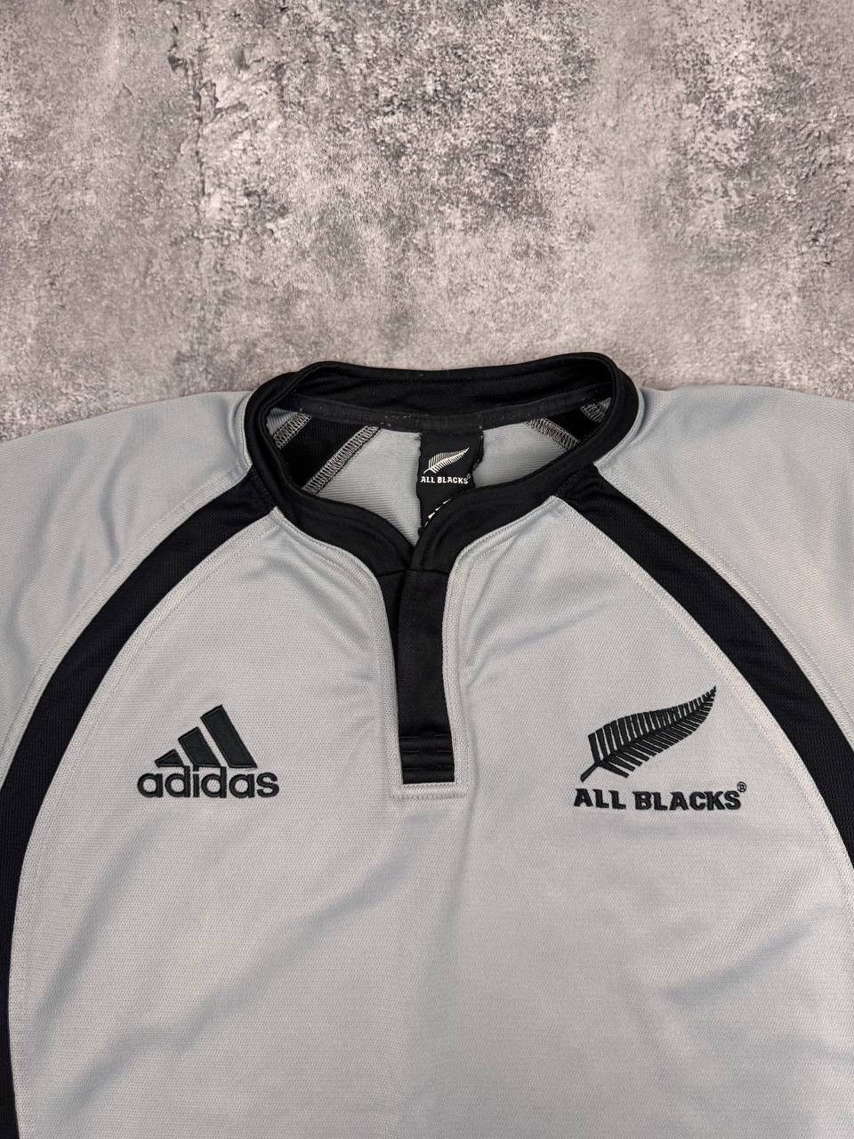 Adidas Adidas New Zeeland All Blacks Rugby Training Jersey Grey Size US L / EU 52-54 / 3 - 2 Thumbnail