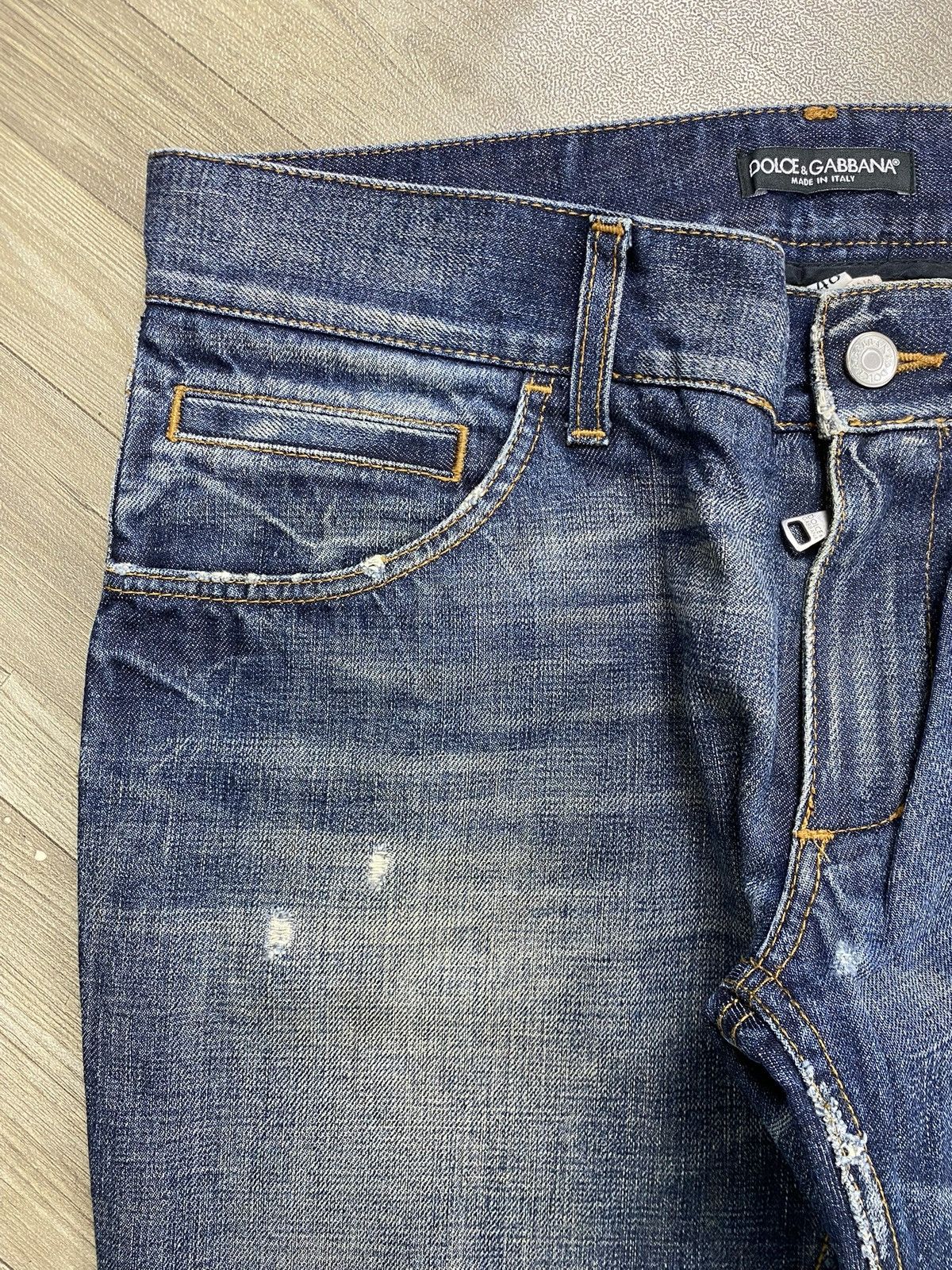 Dolce & Gabbana Vintage Dolce & Gabbana Distressed Jeans Italian Designer Size US 34 / EU 50 - 6 Thumbnail