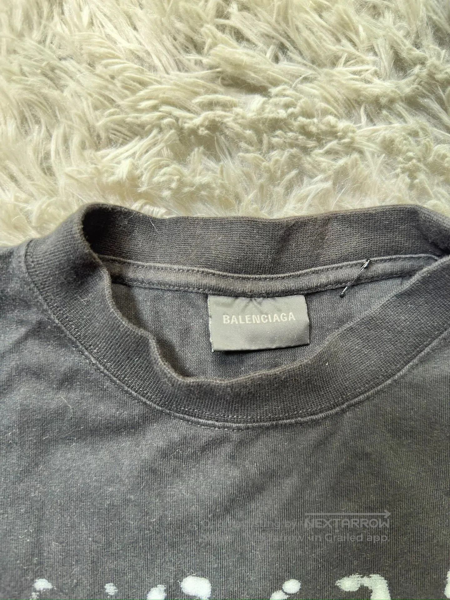 Balenciaga Balenciaga 23SS Graffiti Logo Distressed T. Size US XS / EU 42 / 0 - 4 Thumbnail