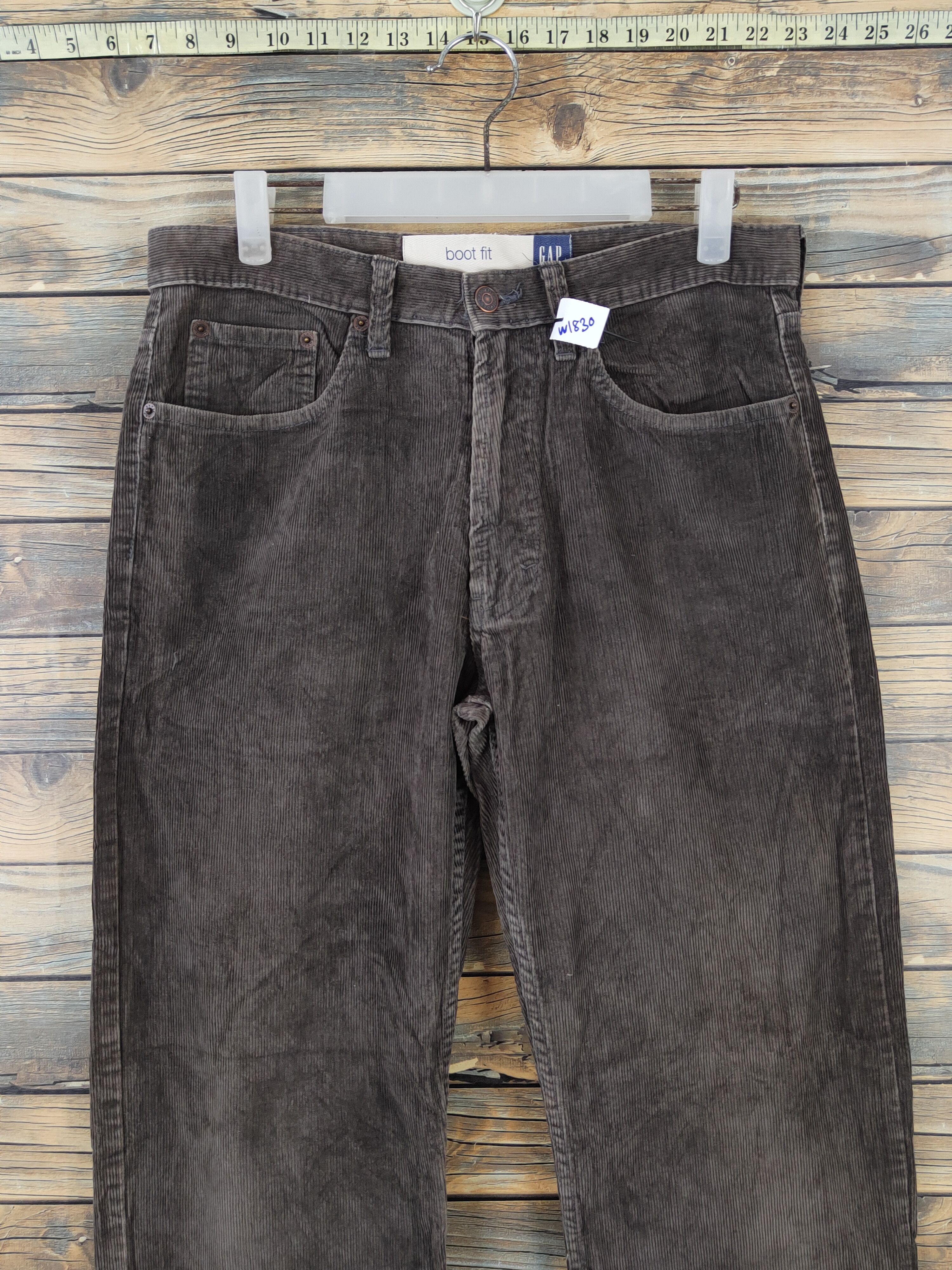 Gap Gap Dark Brown Multipocket Corduroy Pants #W1830 Size US 31 - 2 Thumbnail