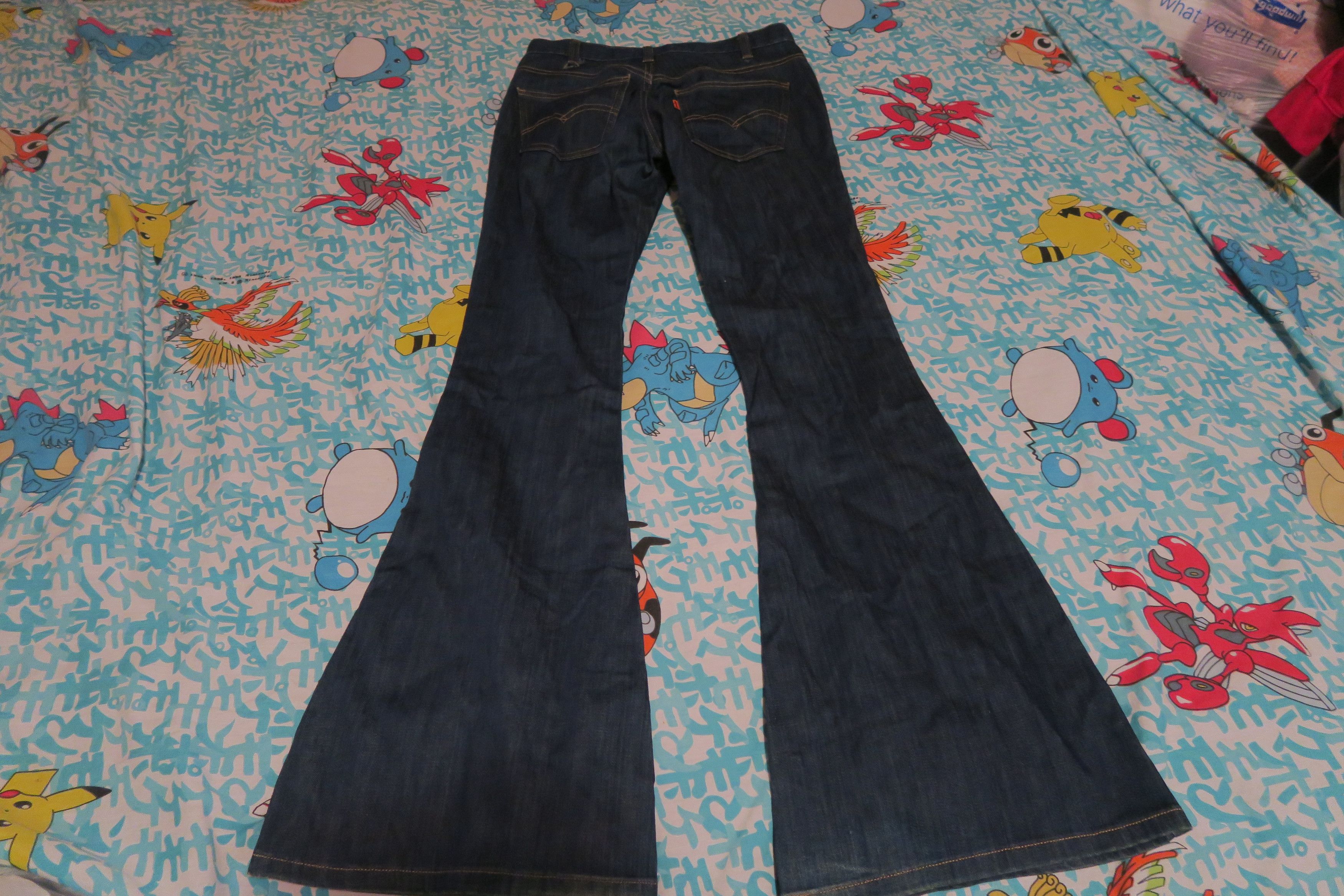 Levi's × Levi's Vintage Clothing Modern Levis 1970 Bell Orange Tab Bell Bottom Flare 29x34 Size 29" - 8 Thumbnail