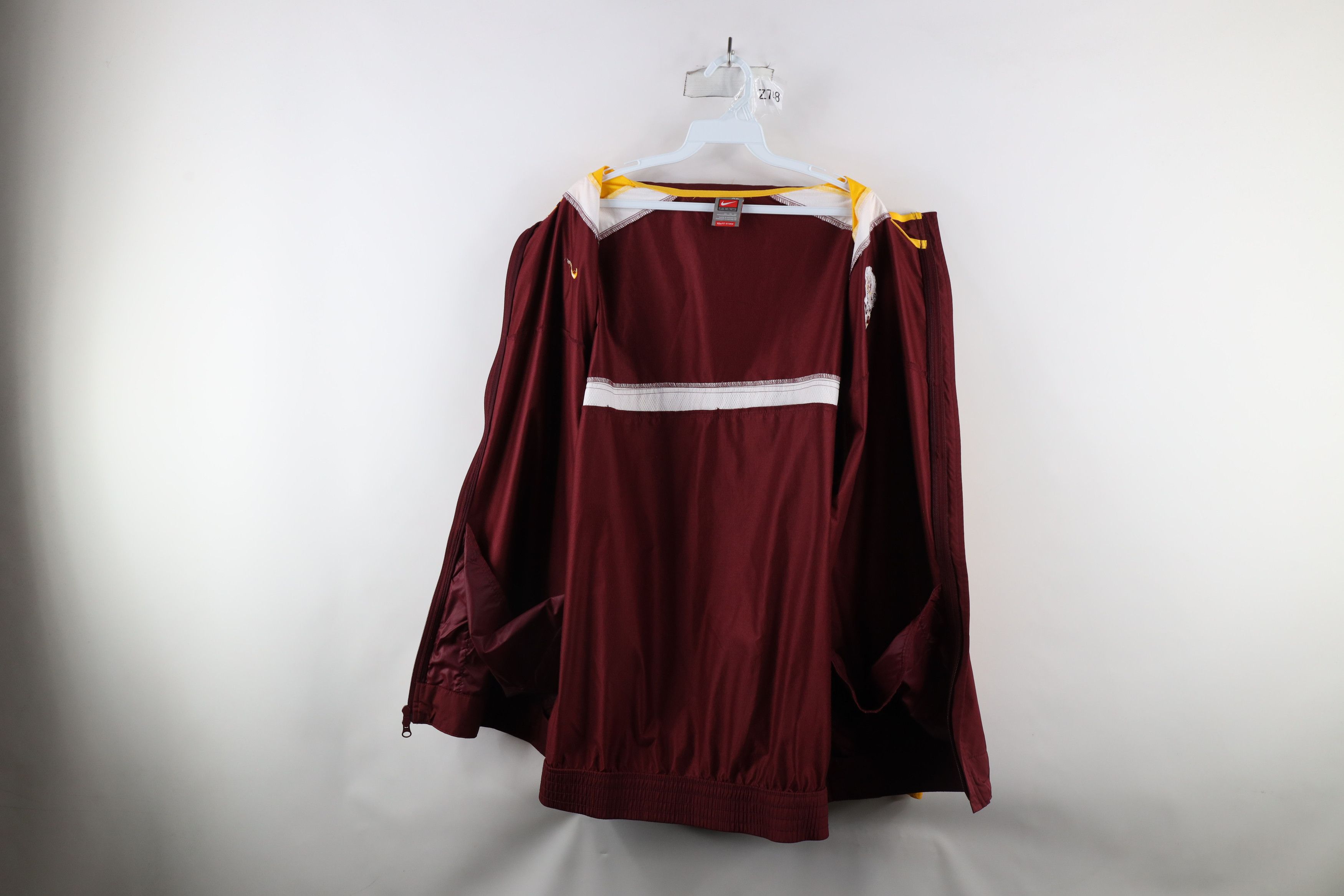 Nike × Vintage Vintage Nike Storm Swoosh Arizona State University Jacket Size US XL / EU 56 / 4 - 11 Thumbnail