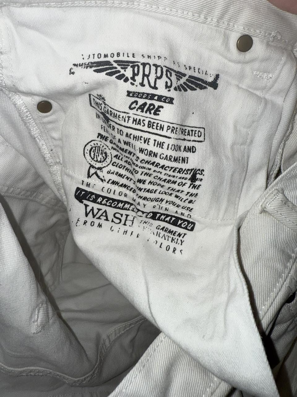 Prps PRPS White distressed denim jeans Japan Size US 36 / EU 52 - 5 Thumbnail
