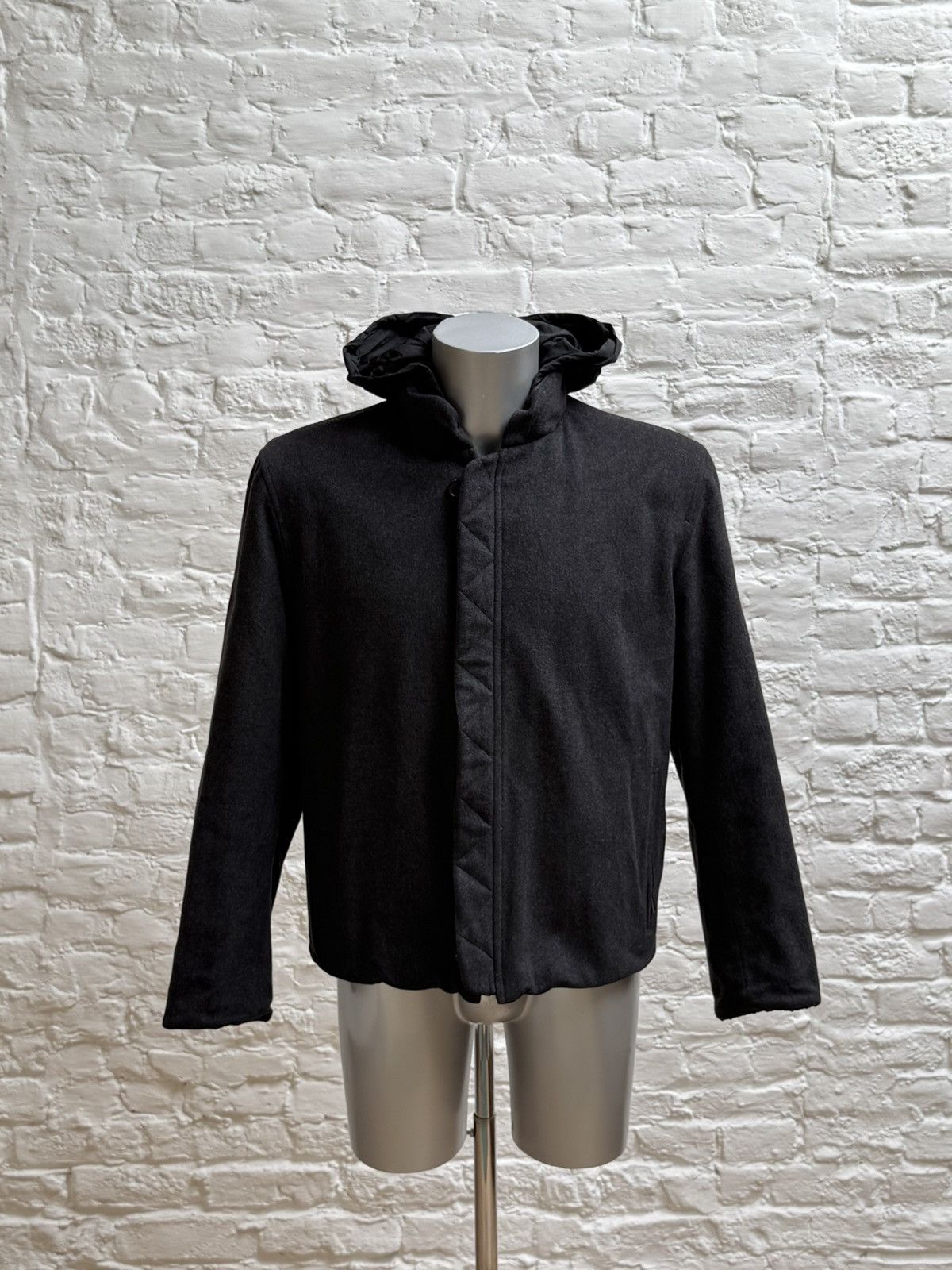 Lanvin Lanvin Black Hooded Jacket Size US M / EU 48-50 / 2 - 3 Thumbnail