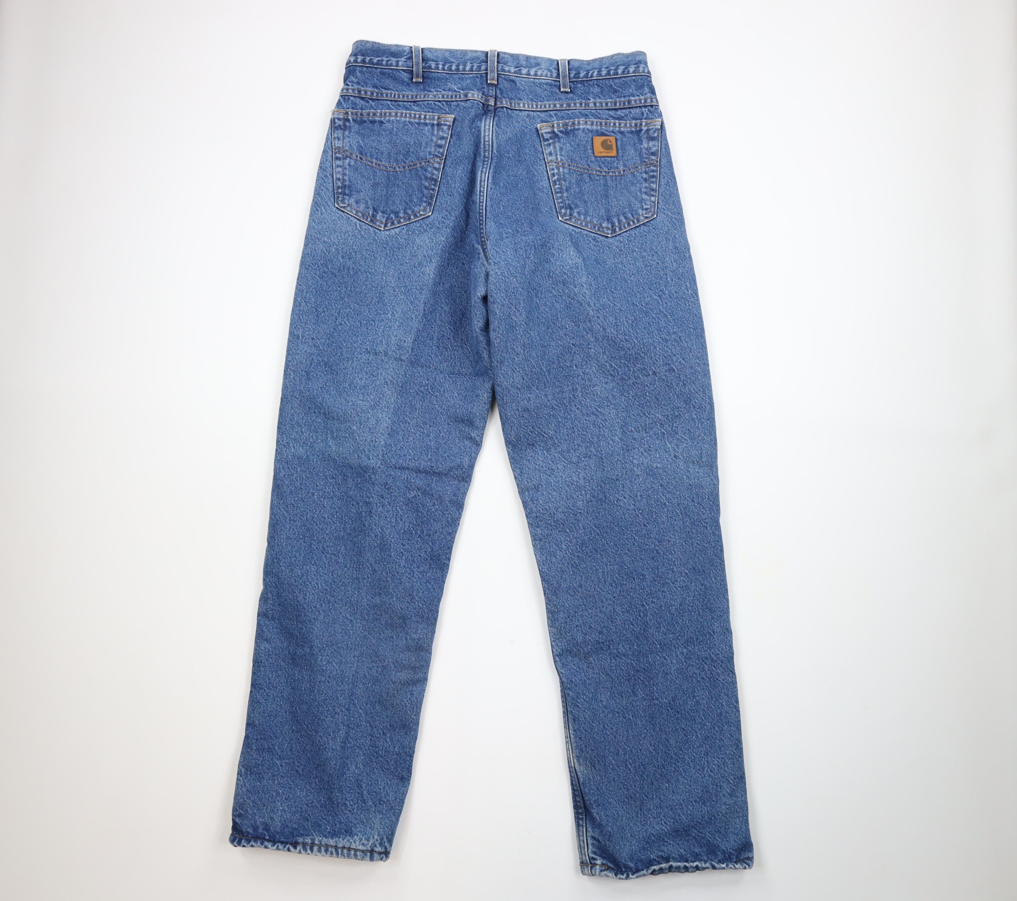 Carhartt × Vintage Vintage Carhartt Out Heavyweight Fleece Lined Jeans USA Size US 34 / EU 50 - 10 Thumbnail
