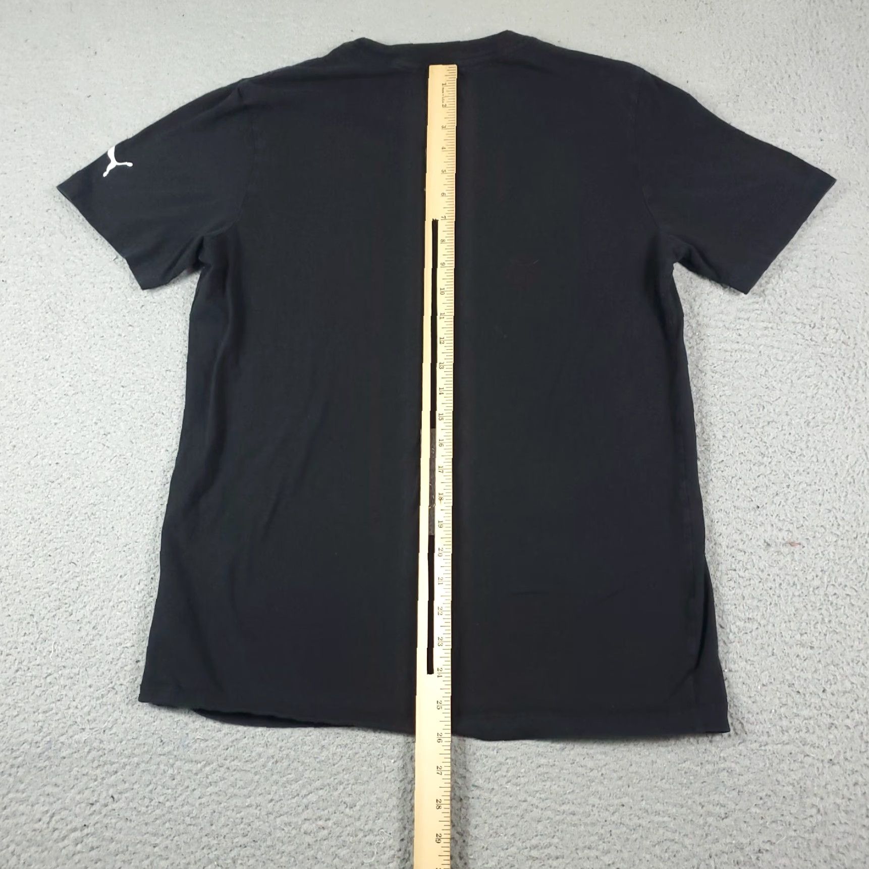 Puma PUMA T-Shirt Mens Size Medium Black Logo Short Sleeve Crew Neck Casual Cotton Blend Unisex Adults 90s Sports Theme Mens Size US M / EU 48-50 / 2 - 7 Thumbnail