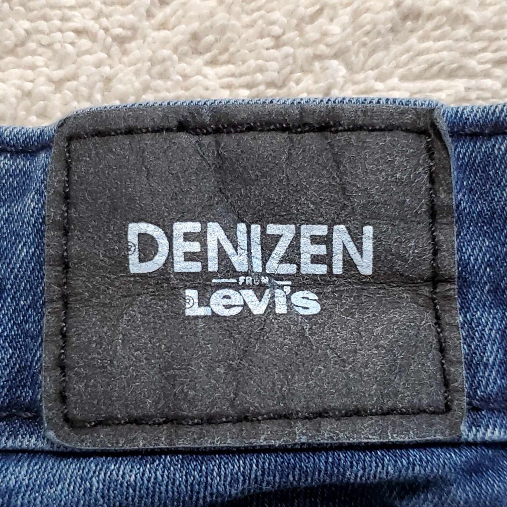 Denizen Levis Denizen Jeans Womens 12W-31 High Rise Super Skinny Blue Denim 26 X 27 Size 34" / US 12 / IT 48 - 4 Thumbnail