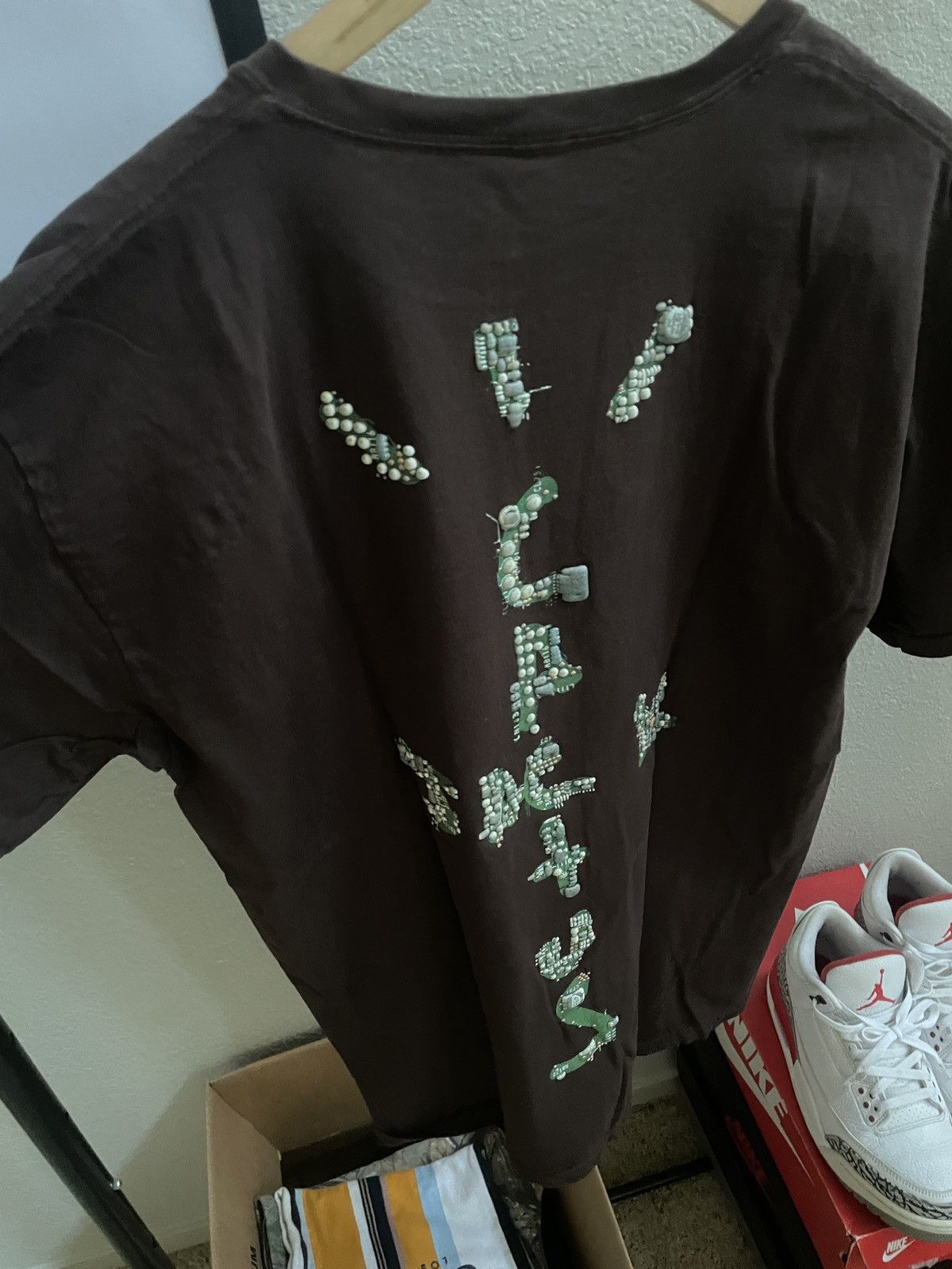 Travis Scott Travis Scott PlayStation T shirt Brown Size L Size US L / EU 52-54 / 3 - 5 Thumbnail