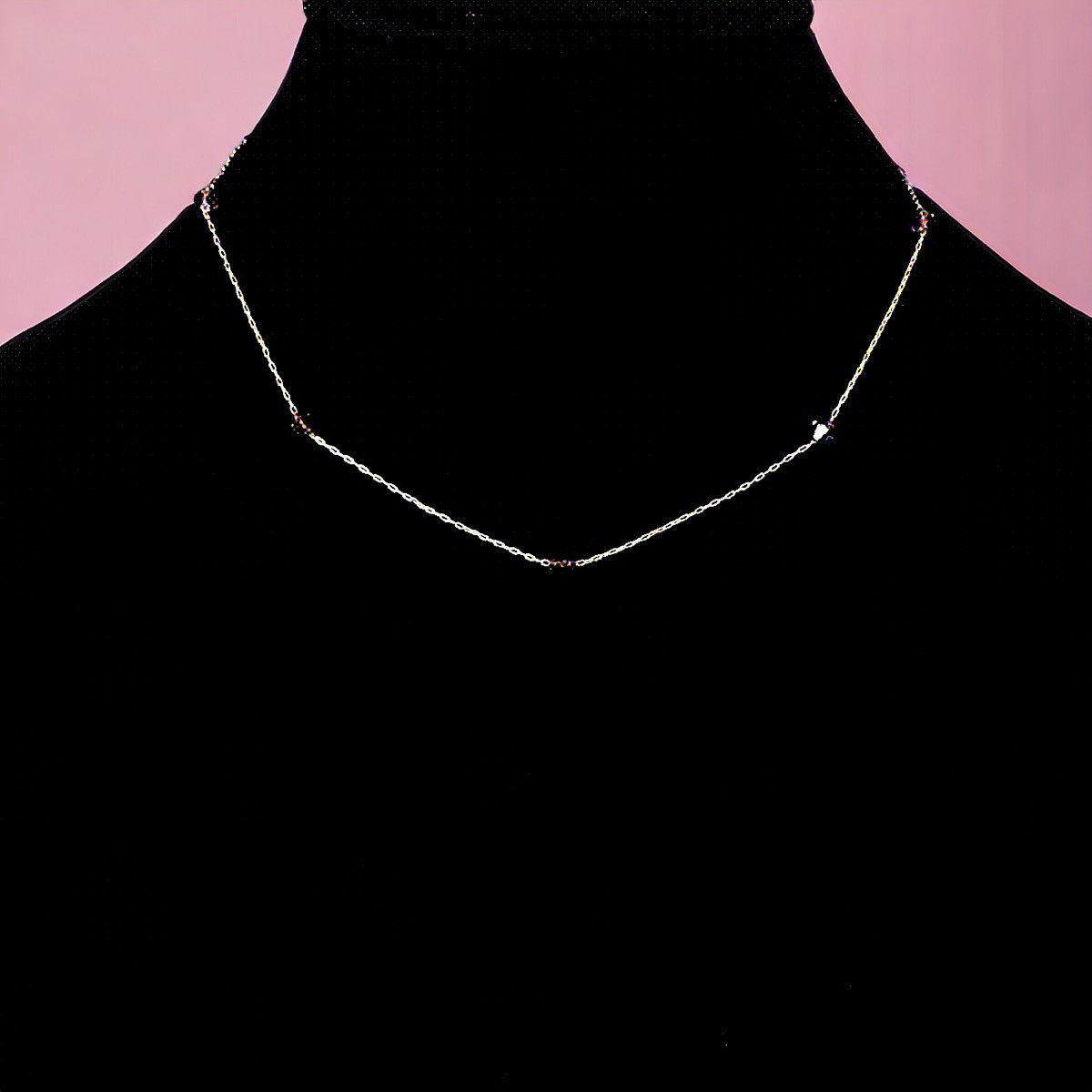Vintage Vintage dainty stationed amethyst necklace Size ONE SIZE - 1 Thumbnail
