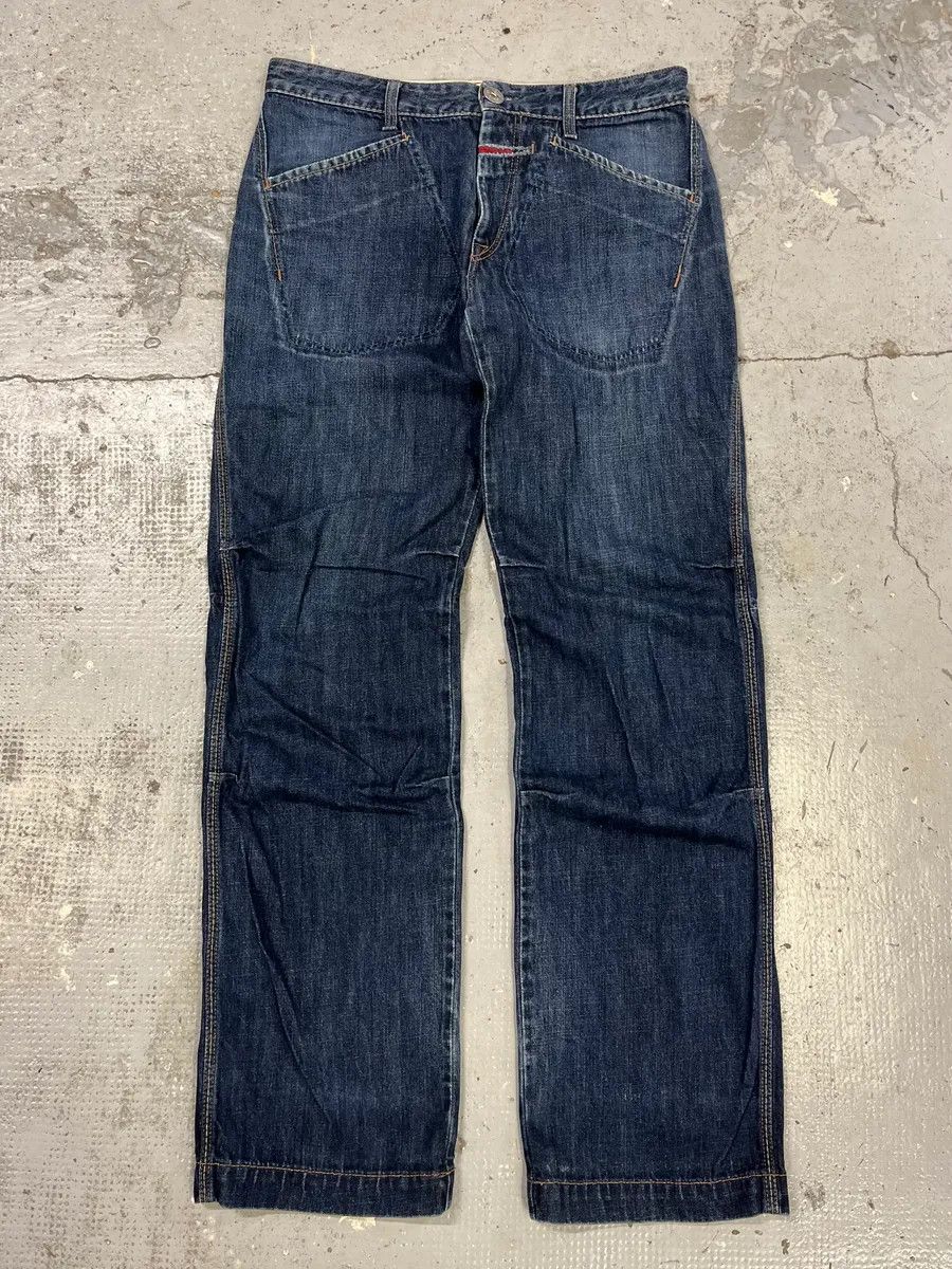 2000s Marithé + François Girbaud Blue Large Denim Jeans