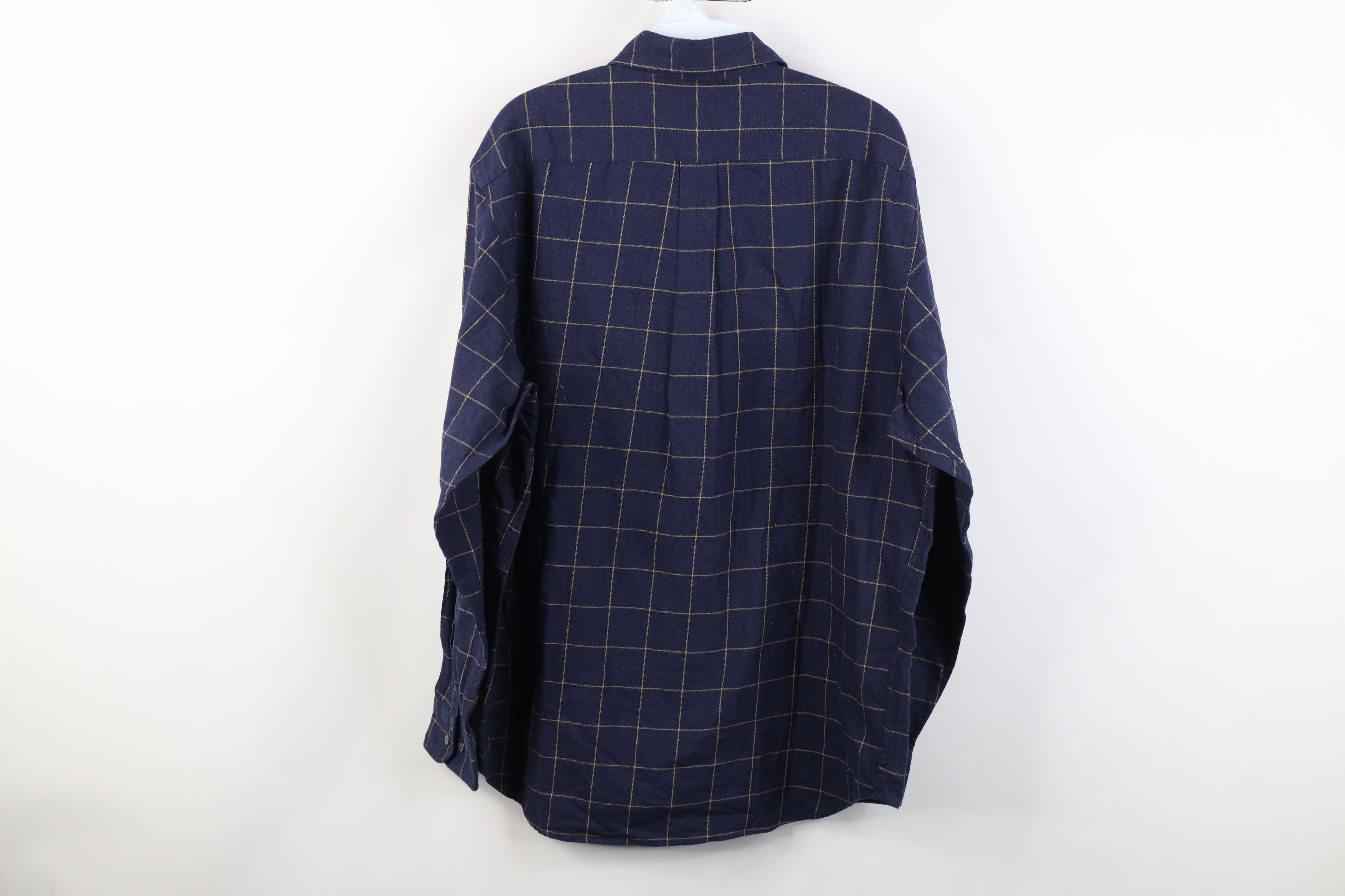 Eddie Bauer Deadstock Vintage 90s Eddie Bauer Collared Button Shirt Blue Size US M / EU 48-50 / 2 - 8 Thumbnail