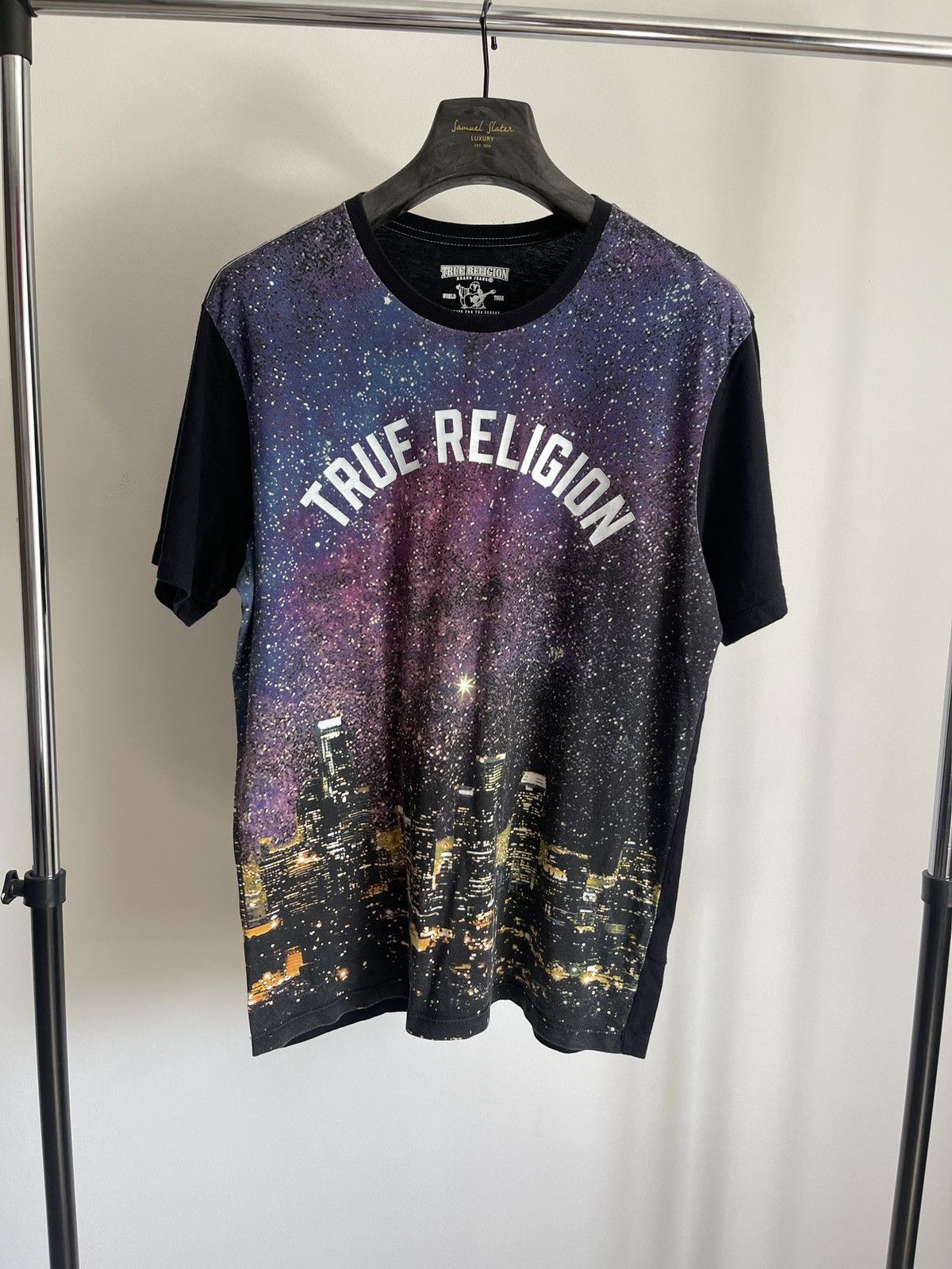 True Religion True Religion Men’s T-Shirt Large Star City Galaxy Graphic L Size US L / EU 52-54 / 3 - 1 Thumbnail