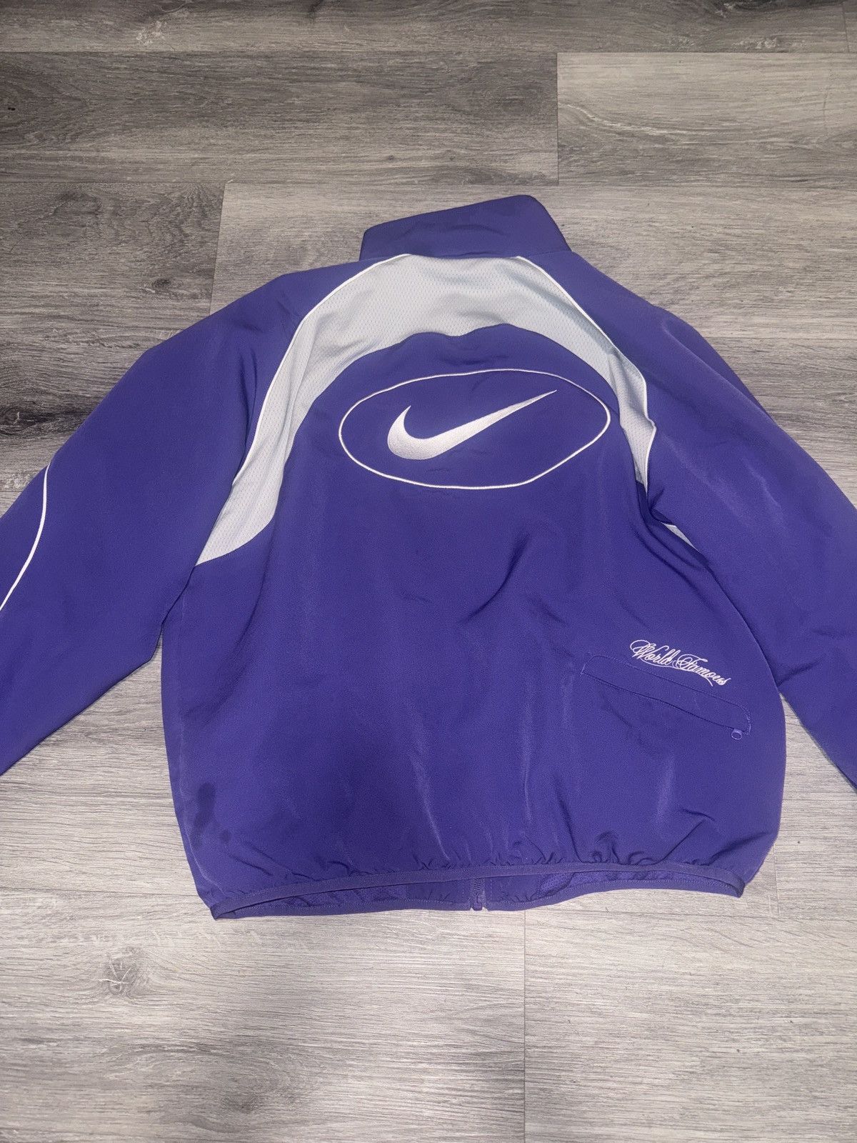 た*ん様 Supreme x Nike Track Jacket Purple Supreme Nike Track Jacket Purple XL 1XL SS25 On hand ready