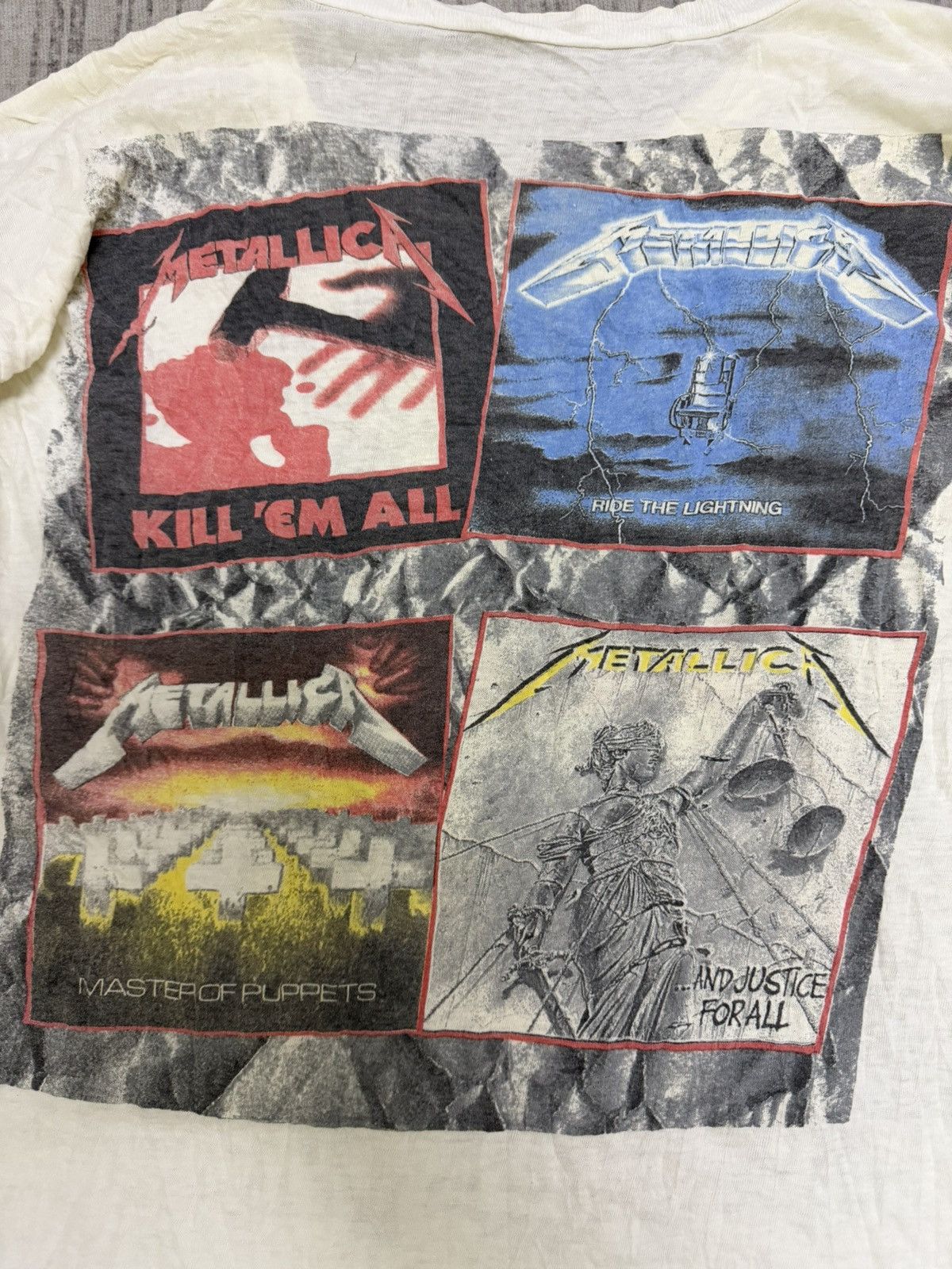 Metallica Vintage 1988 metallica tshirt over print Size US L / EU 52-54 / 3 - 3 Thumbnail