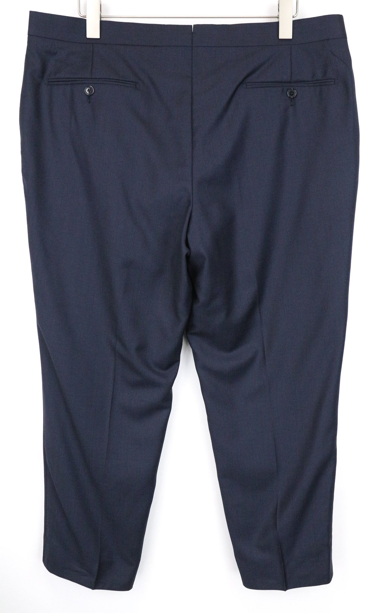 Suitsupply BRESCIA UK46R Dark Blue Wool Lined Trousers 74916 Size 46R - 2 Thumbnail