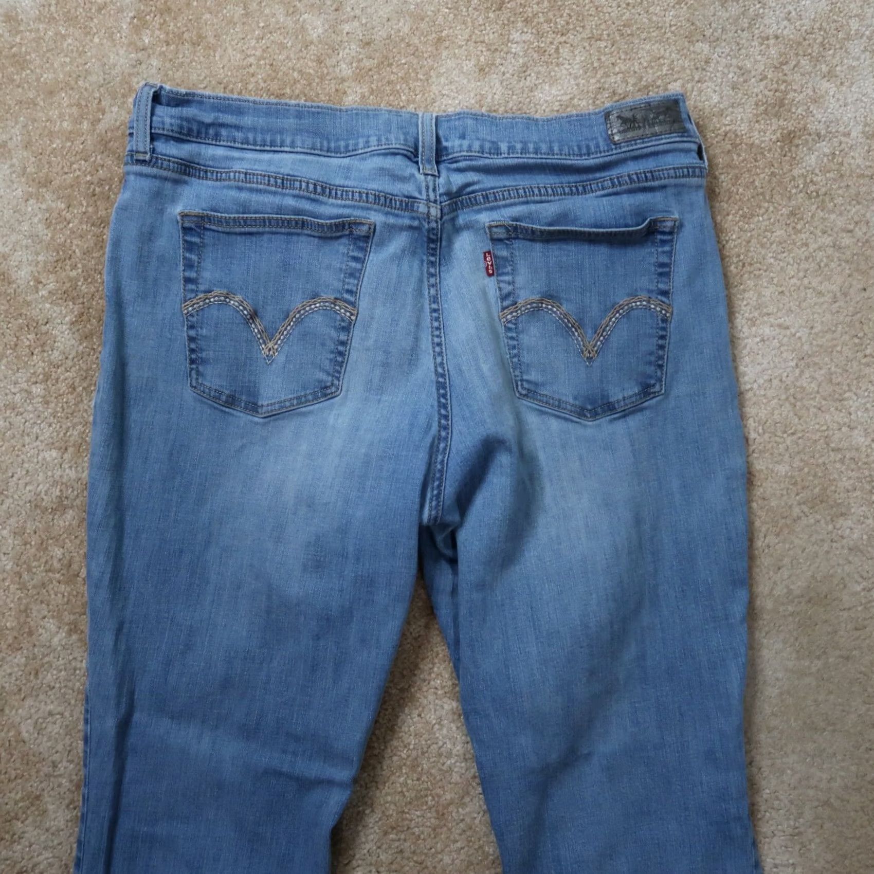 Levi's Levi's 515 Bootcut Jeans Women's 14 Blue Denim Stretch Mid Rise 31in Inseam Regular Size 36" / US 14 / IT 50 - 6 Thumbnail