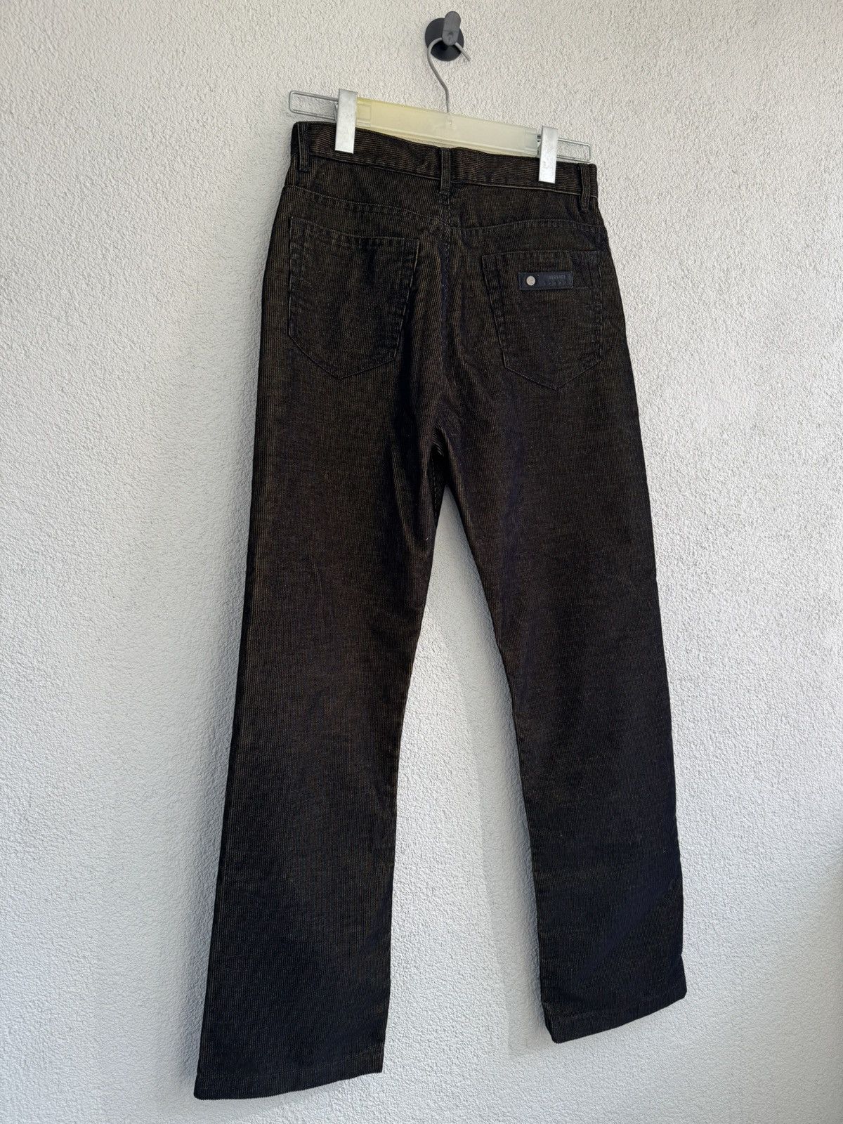 Versace Versace Sport Pants Size 29 Brown Textured Denim Straight Size 29" - 10 Thumbnail